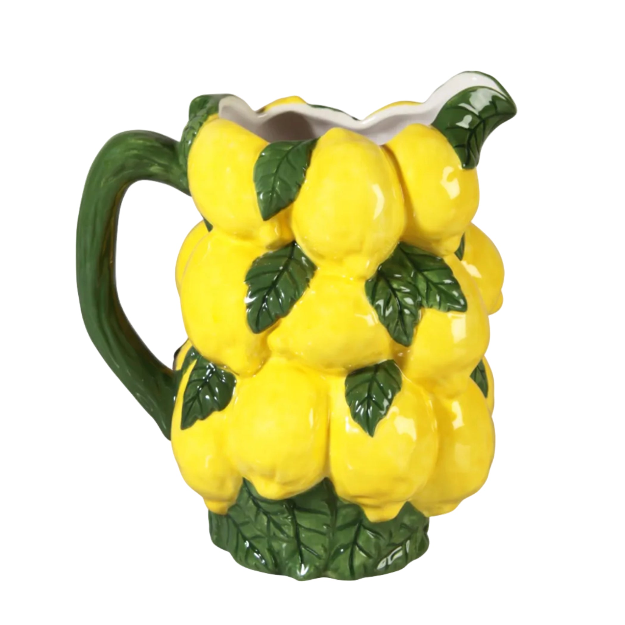 Kanne LEMON gelb mit grünem