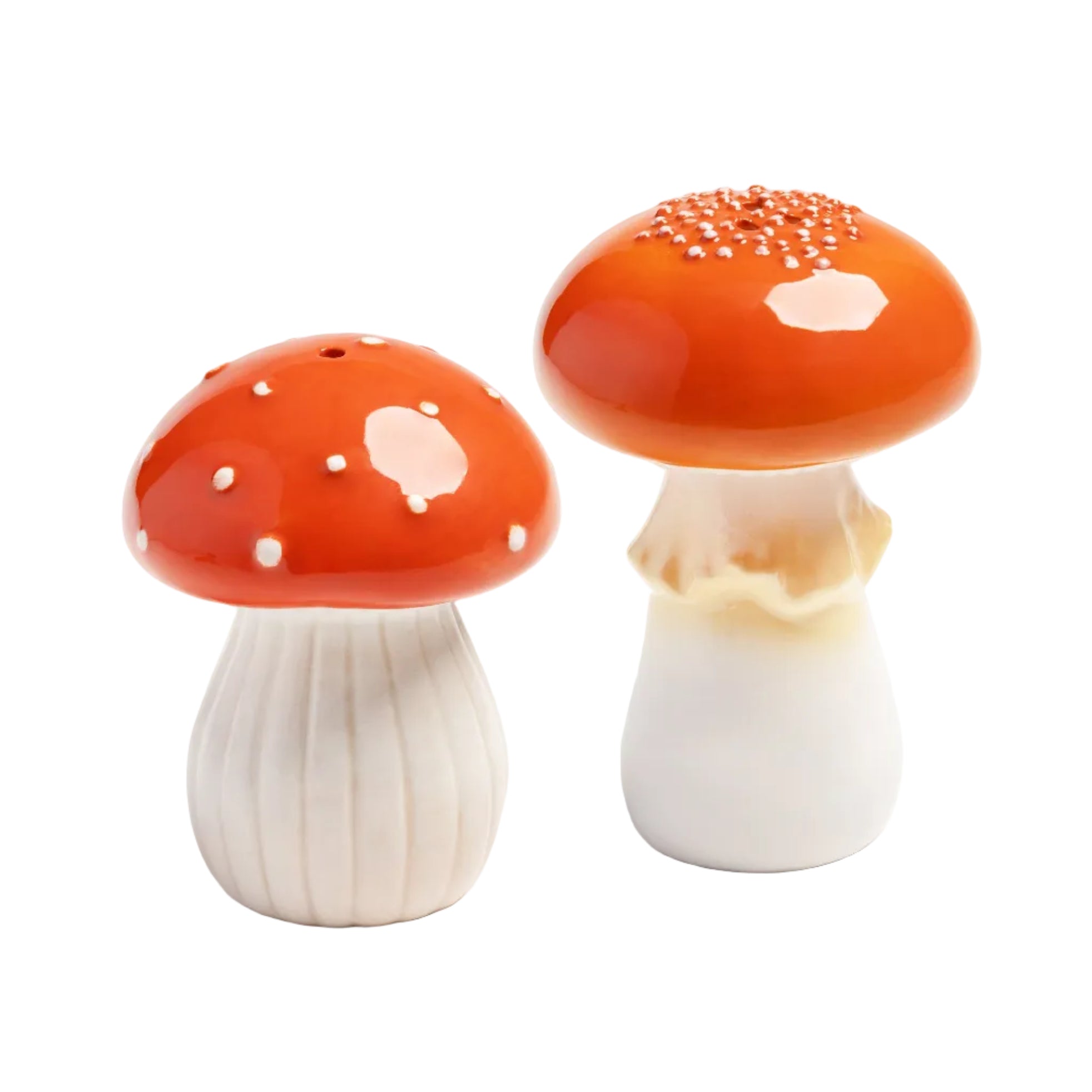 Salz- und Pfefferstreuer MUSHROOM rot mit Weiß
