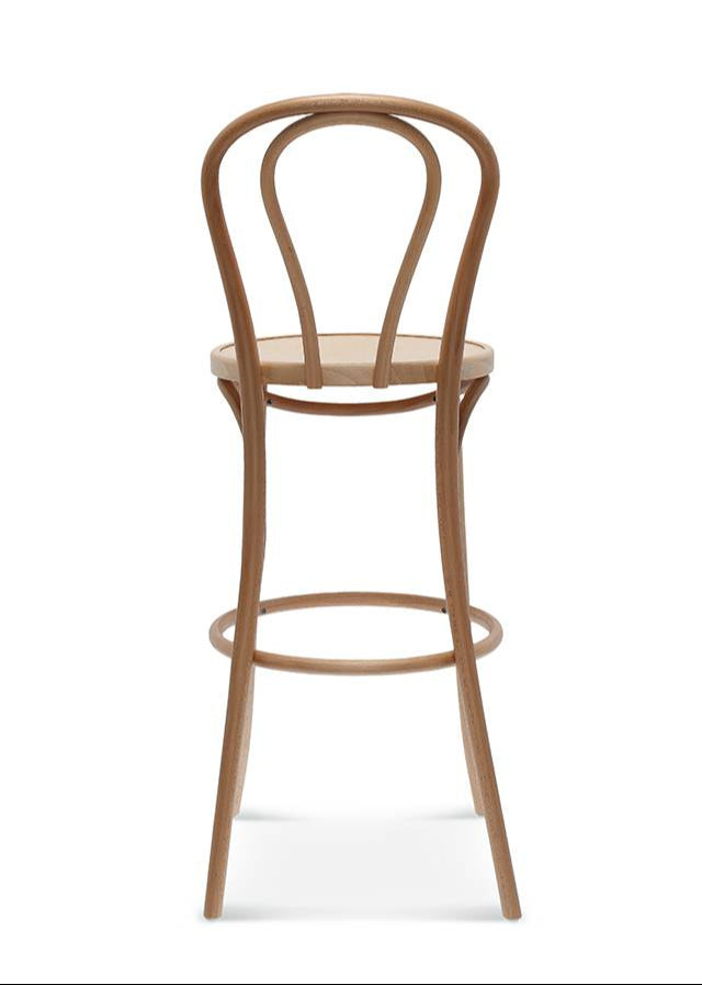 Hocker BST-18 van beukenhout