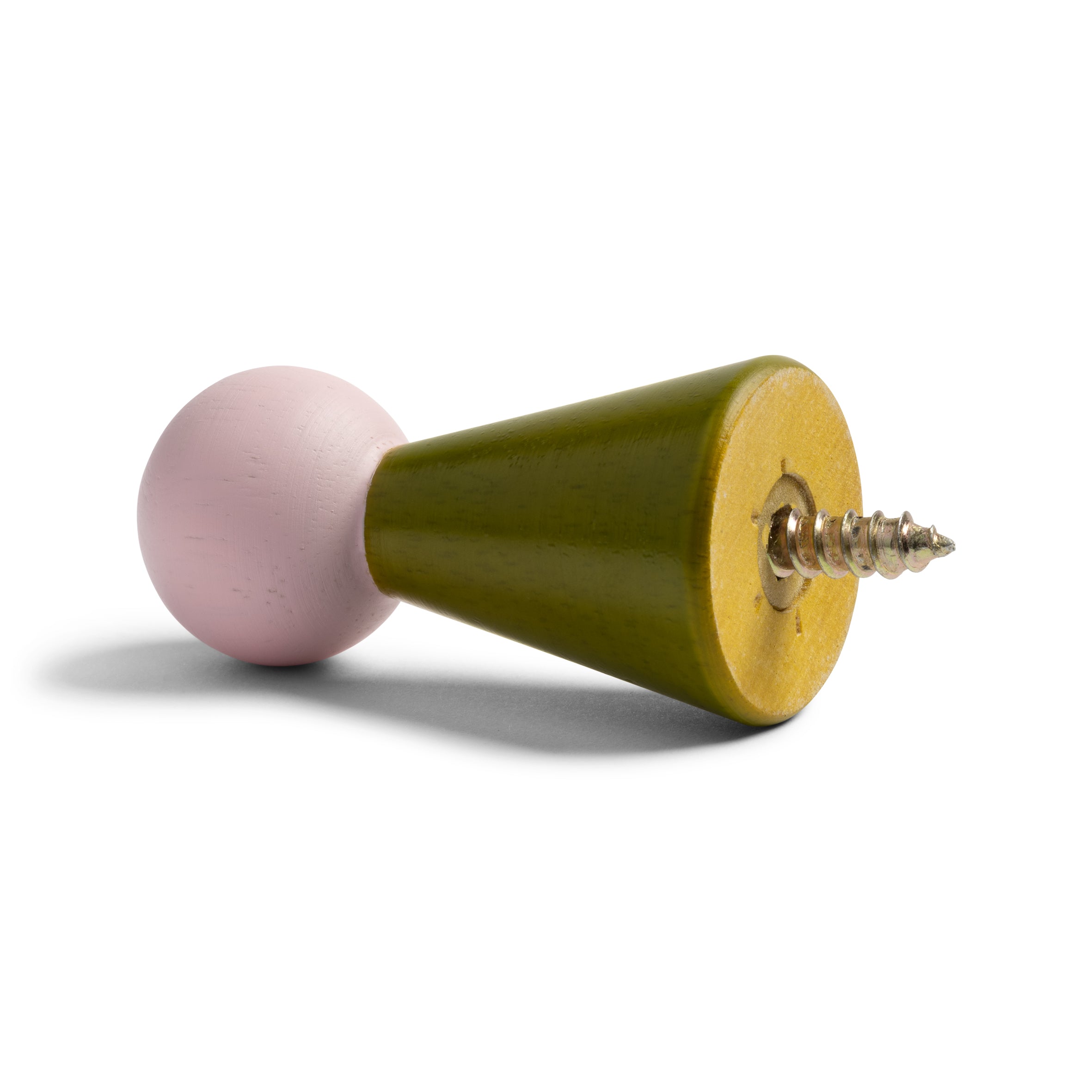 Wandhaken-Set HALMA grün mit rosa