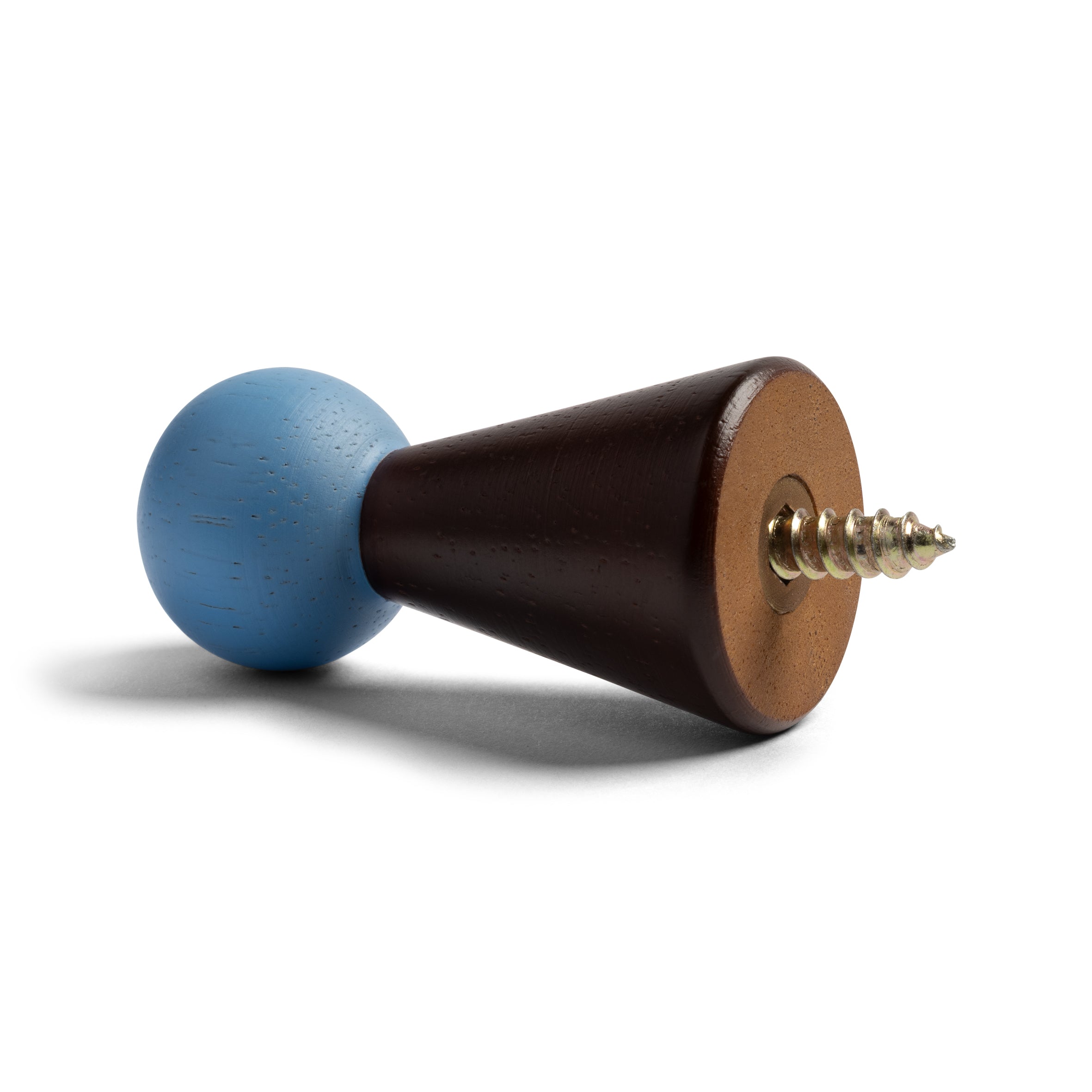 HALMA bordeaux wandhaakset met blauw