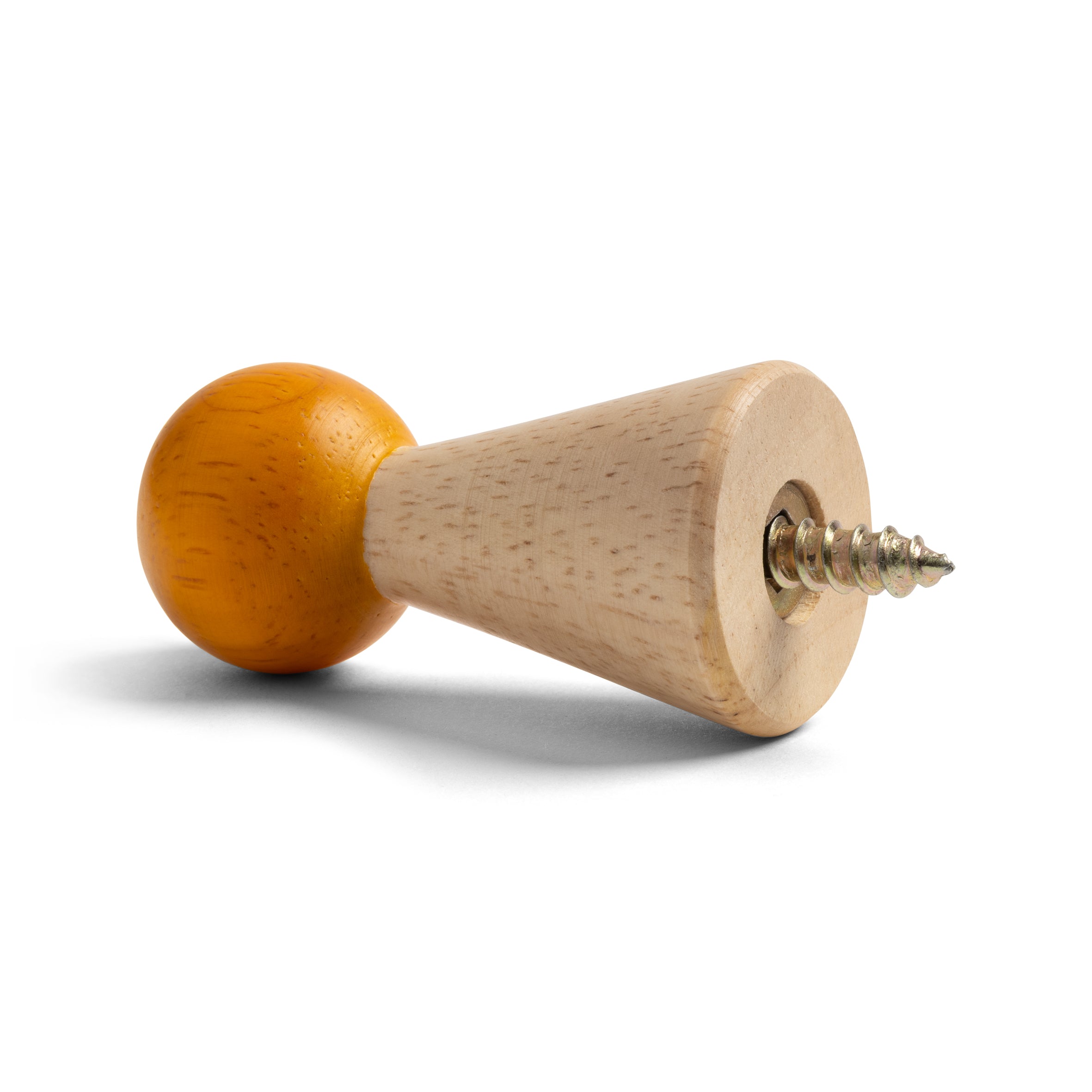 Houten wandhaakset HALMA met oranje