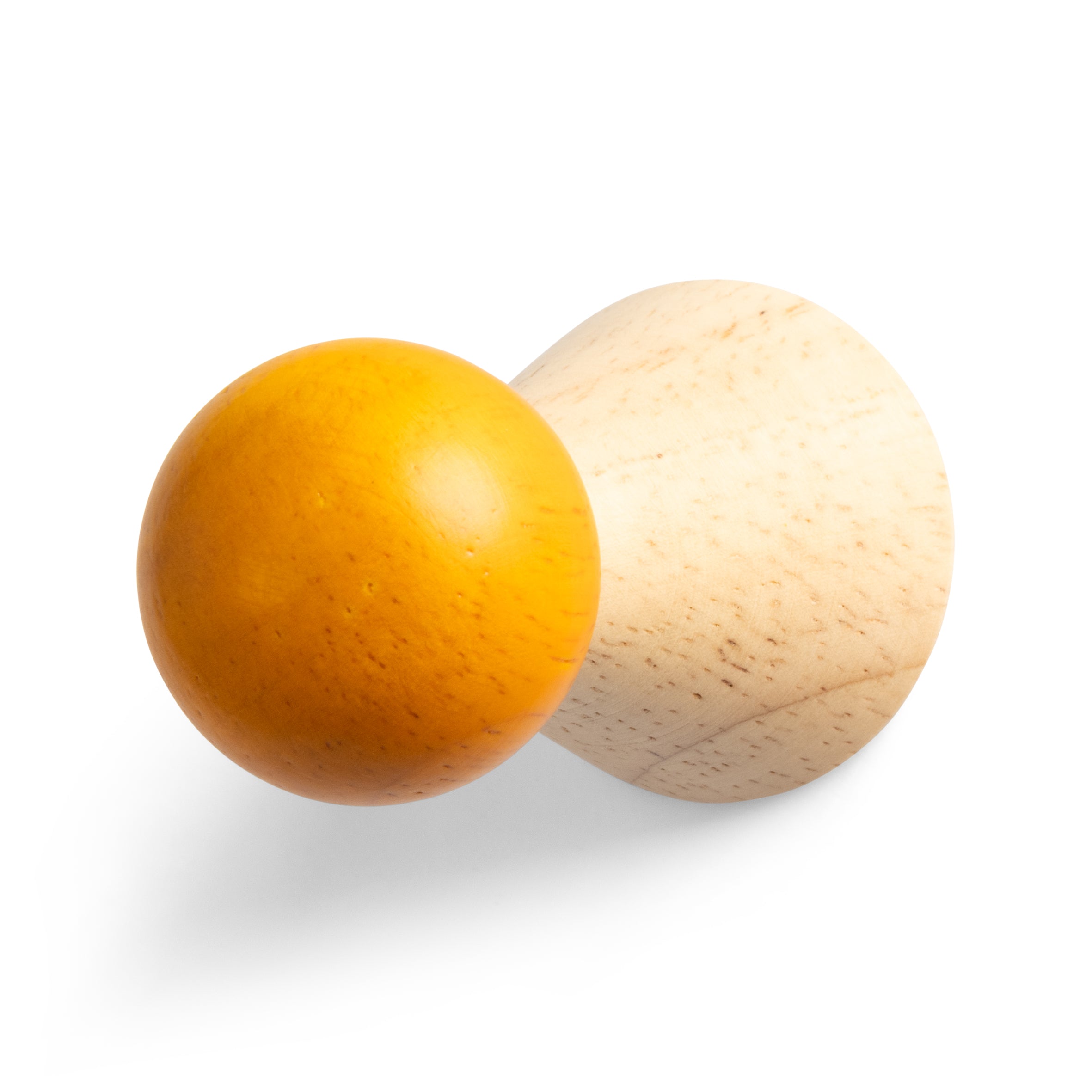 Houten wandhaakset HALMA met oranje