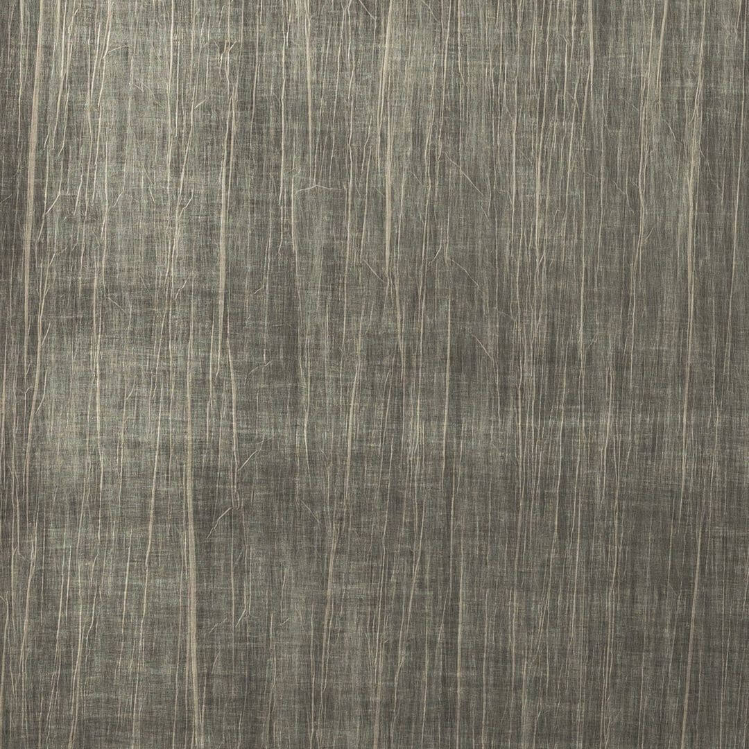 Strukturierte textile Tapete plissiert RAI - TAUPE grau-braun