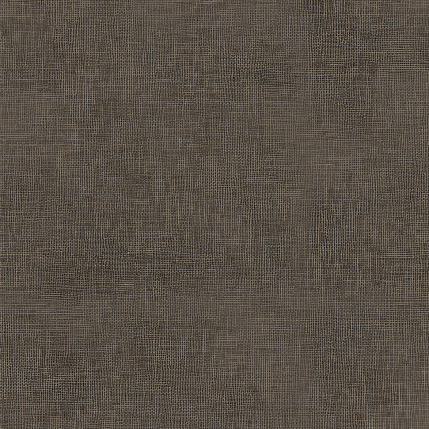 Structural wallpaper imitating linen canvas LINA - EBÈNE dark brown