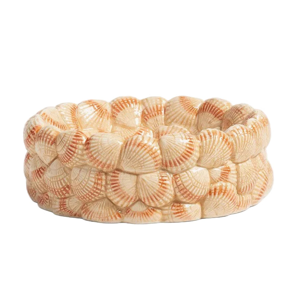 Miska COCKLE beige-oranje