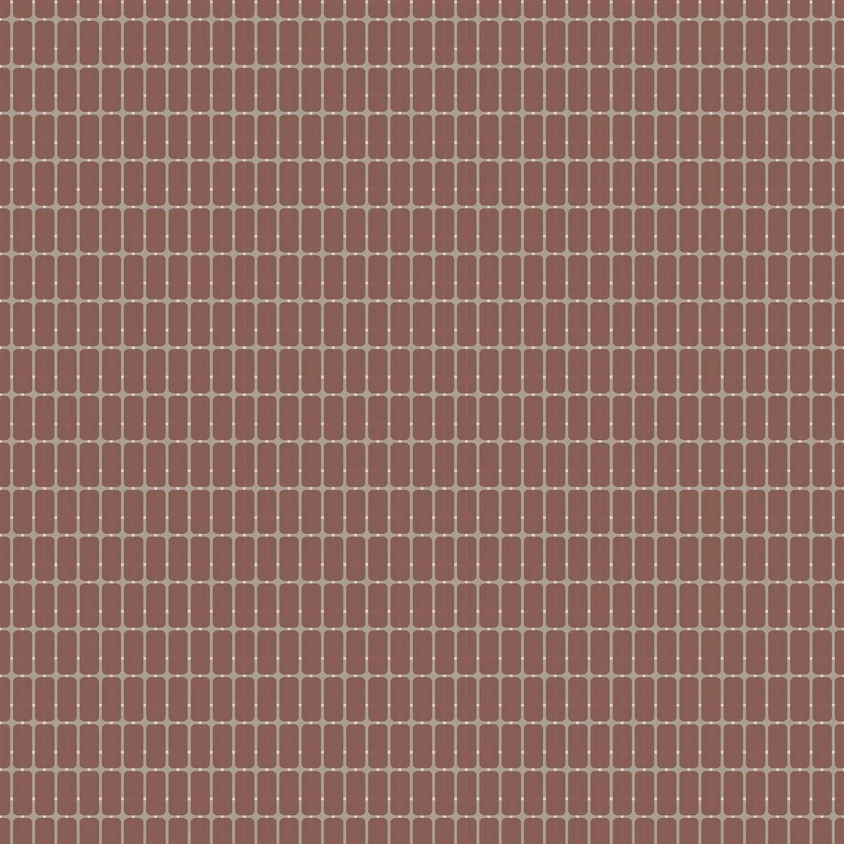 Vlies-Tapete mit Karomuster ALVAR AALTO M.I.T rot