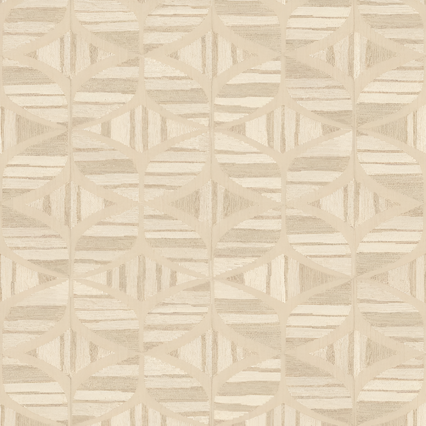 Strukturierte Tapete mit geometrischem Muster FILANDRA beige