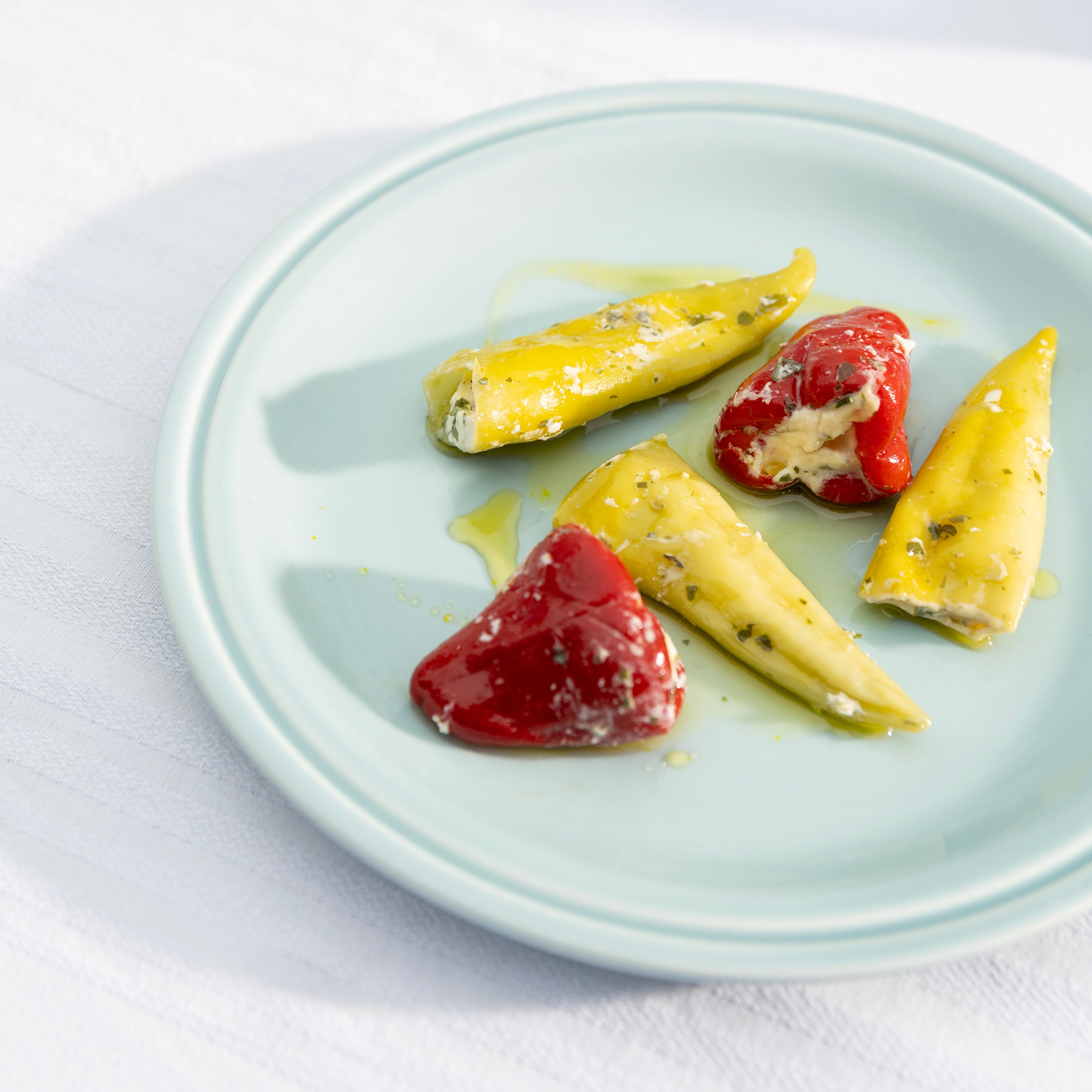 MOCHI Light Blue Breakfast Plate Set