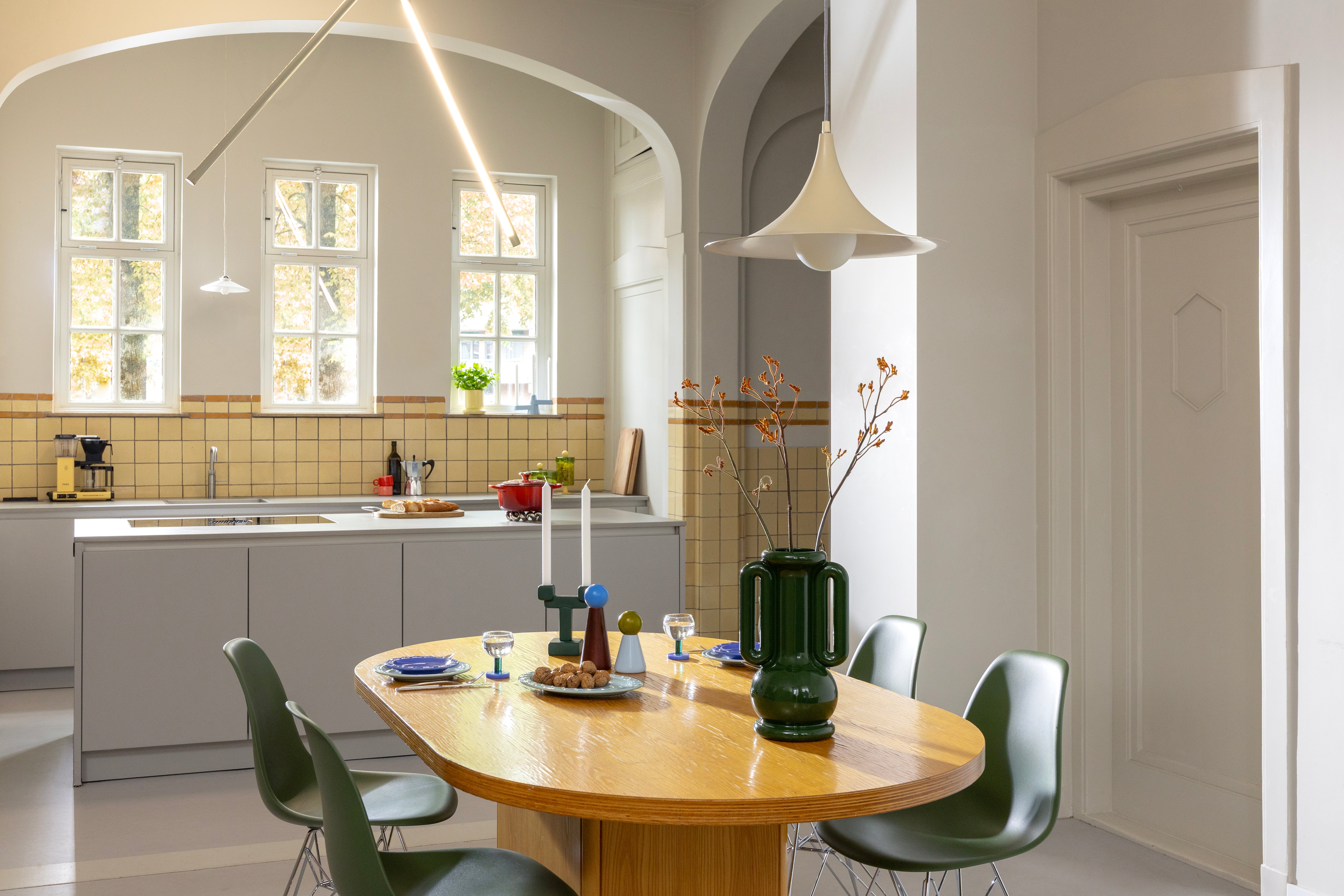 Zestaw kieliszków CANTINE niebieski z zielonym, marka &k Amsterdam