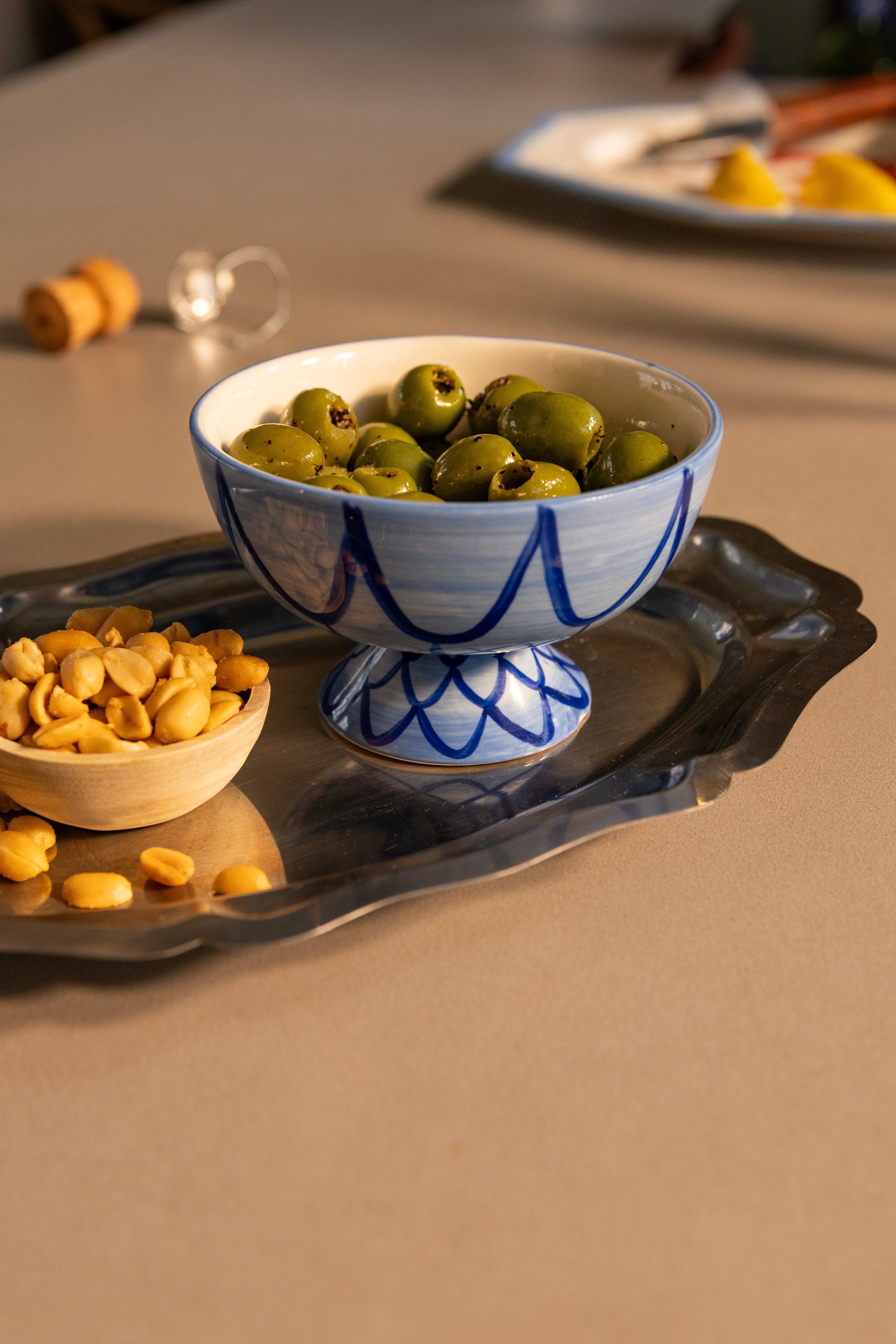 SIRENE Blue and White Bowl Set