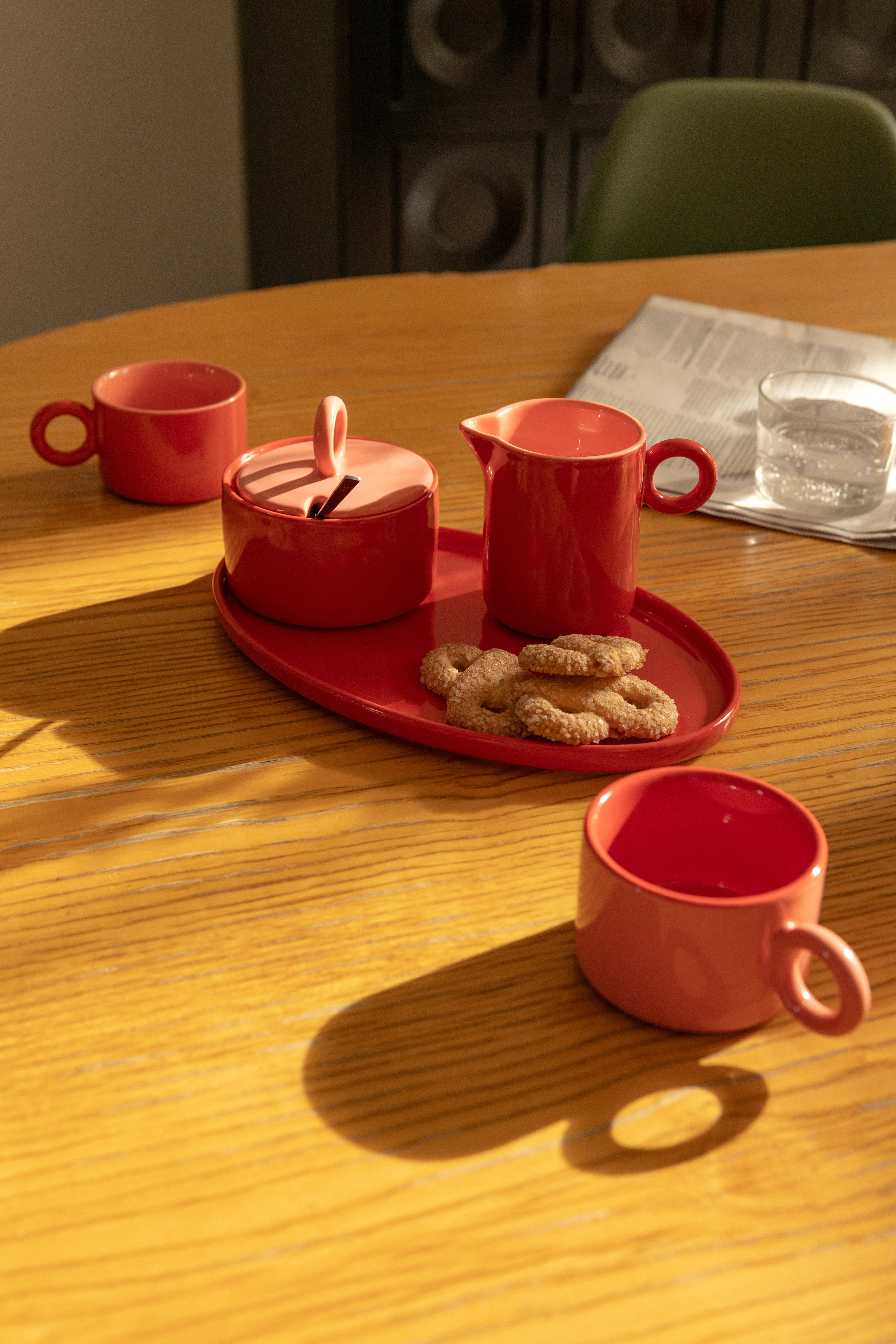 Taca CHIQUITO rode porselein