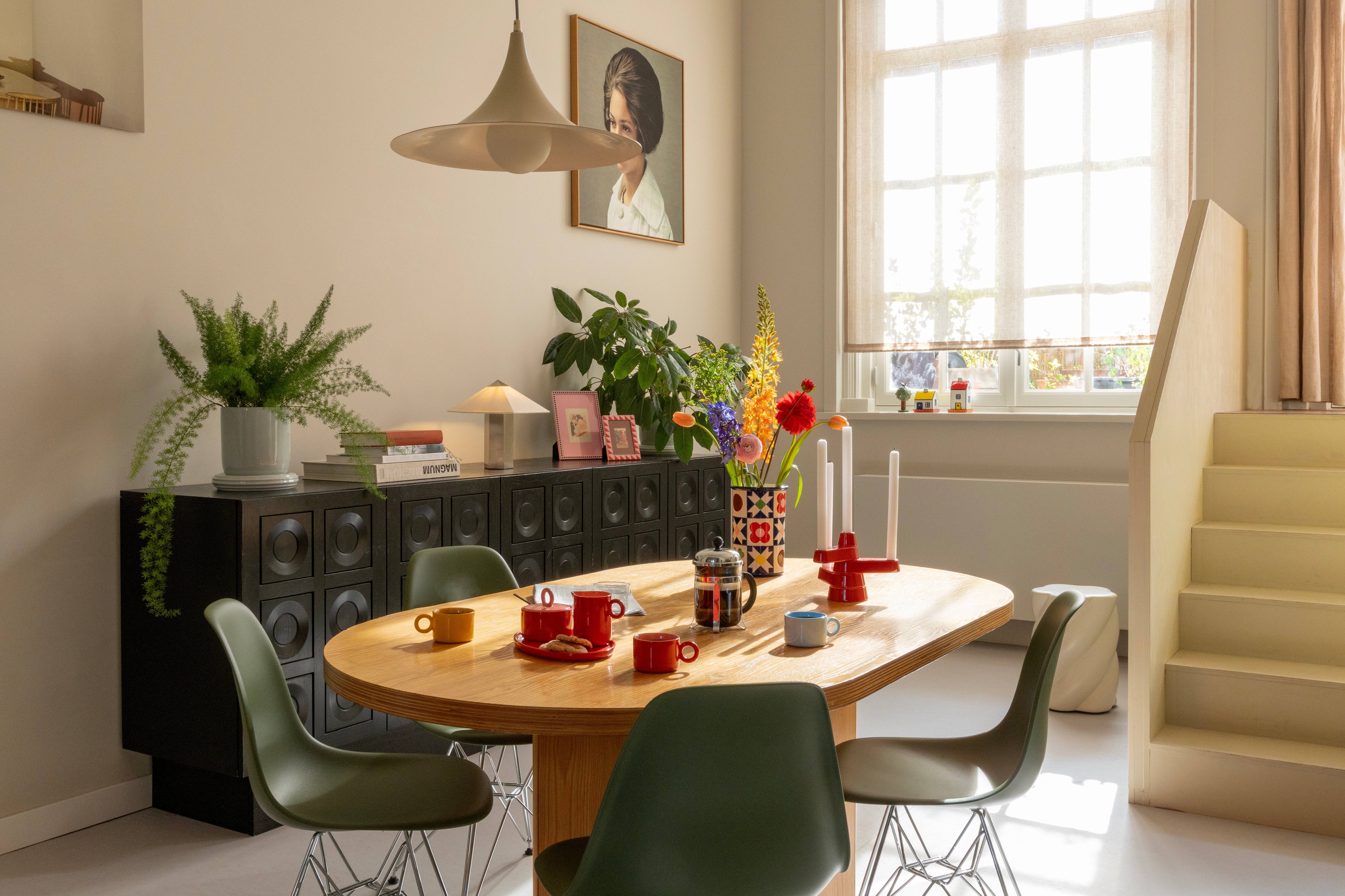 Tafellamp PHIRA zilver met linnen kap