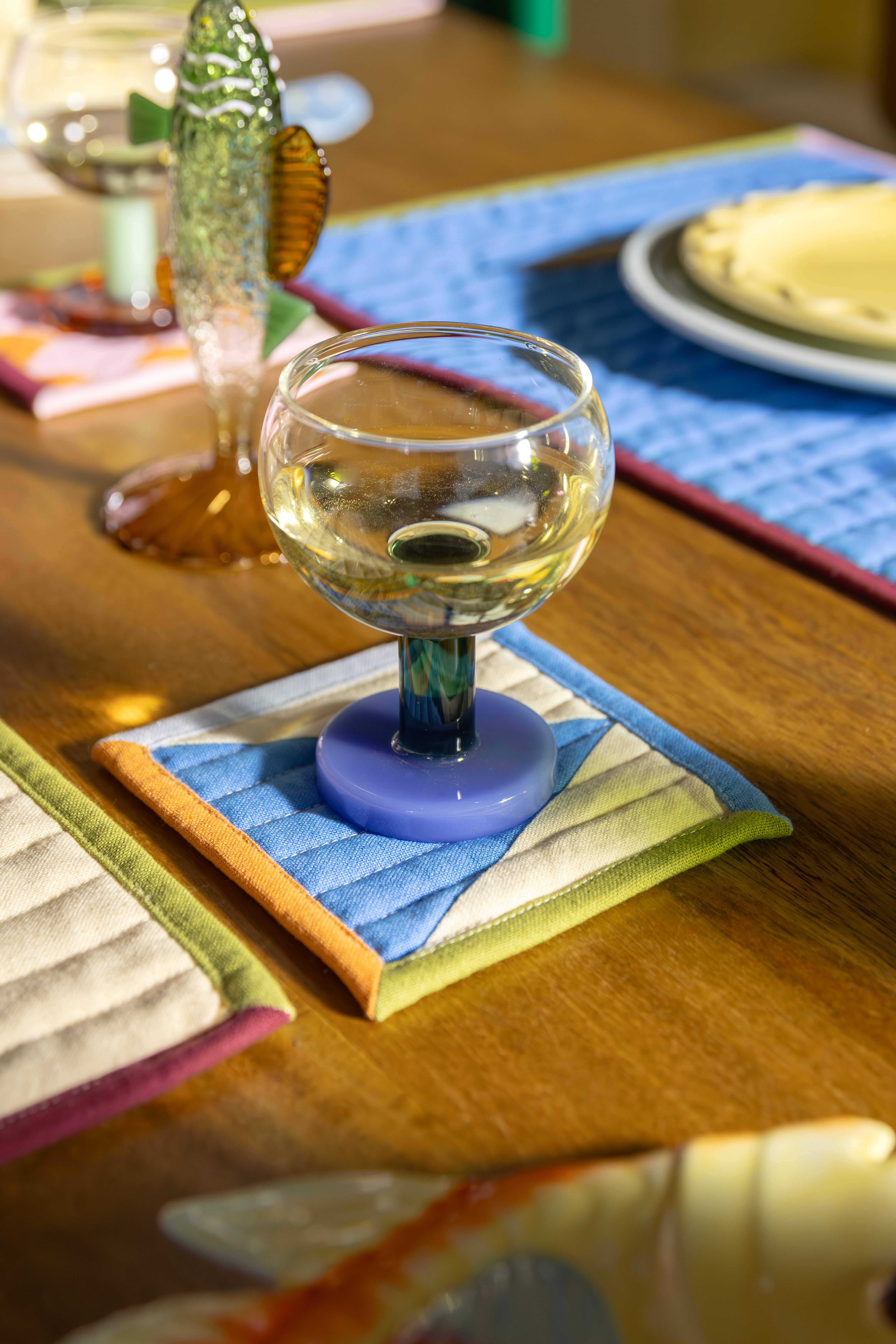 Colorful STITCH Coaster Set