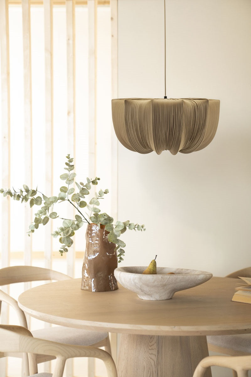 Hanglamp NUVIA ONE lichtbruin