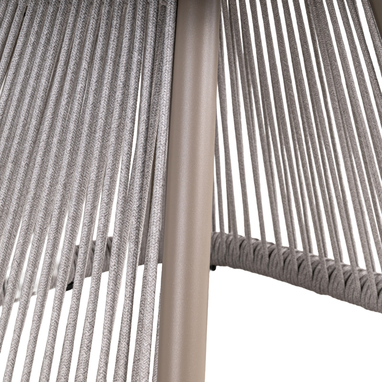 Außenstuhl NUBA grau-beige