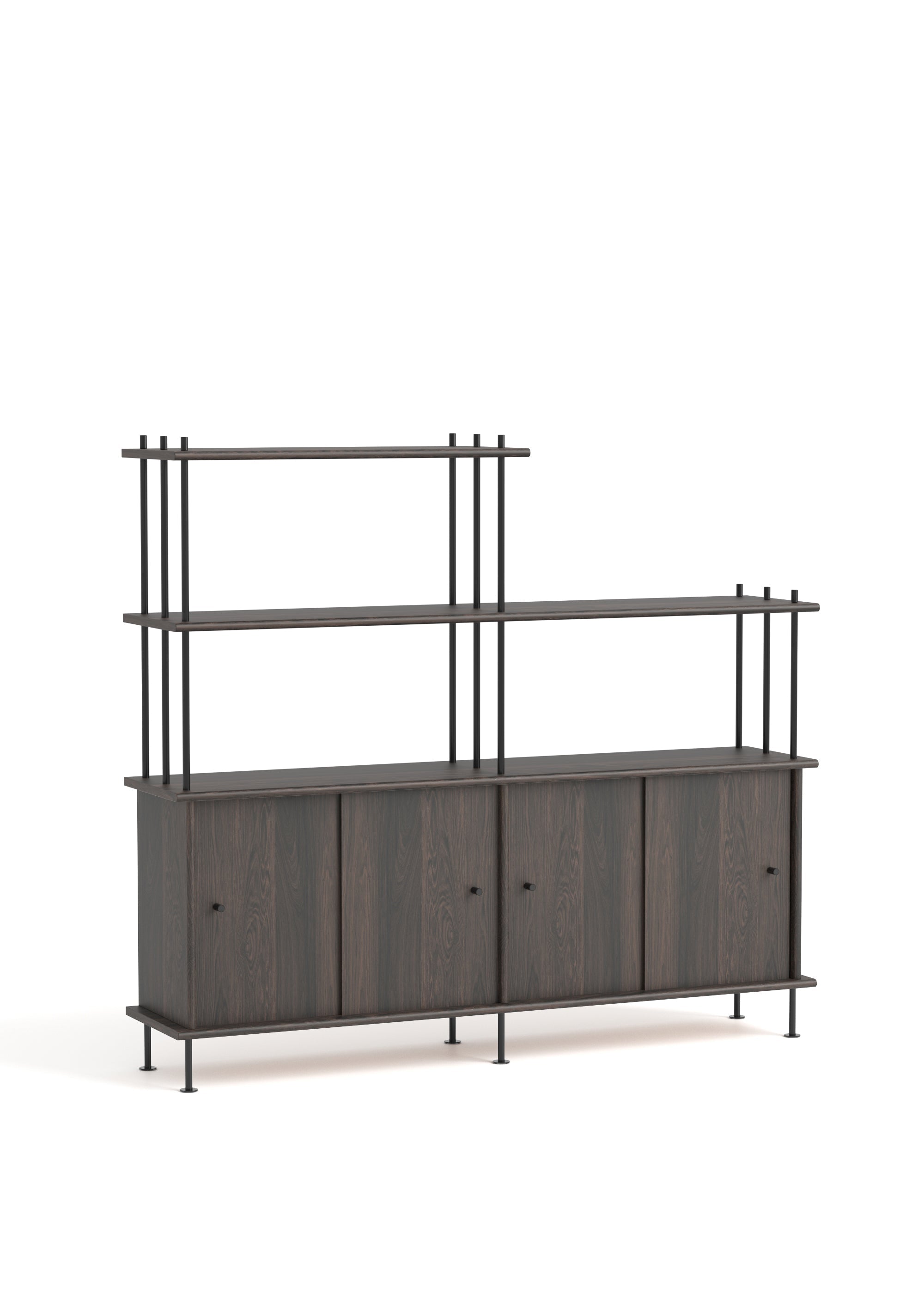 BAVA 160 Cabinet in Ebony Oak Wood