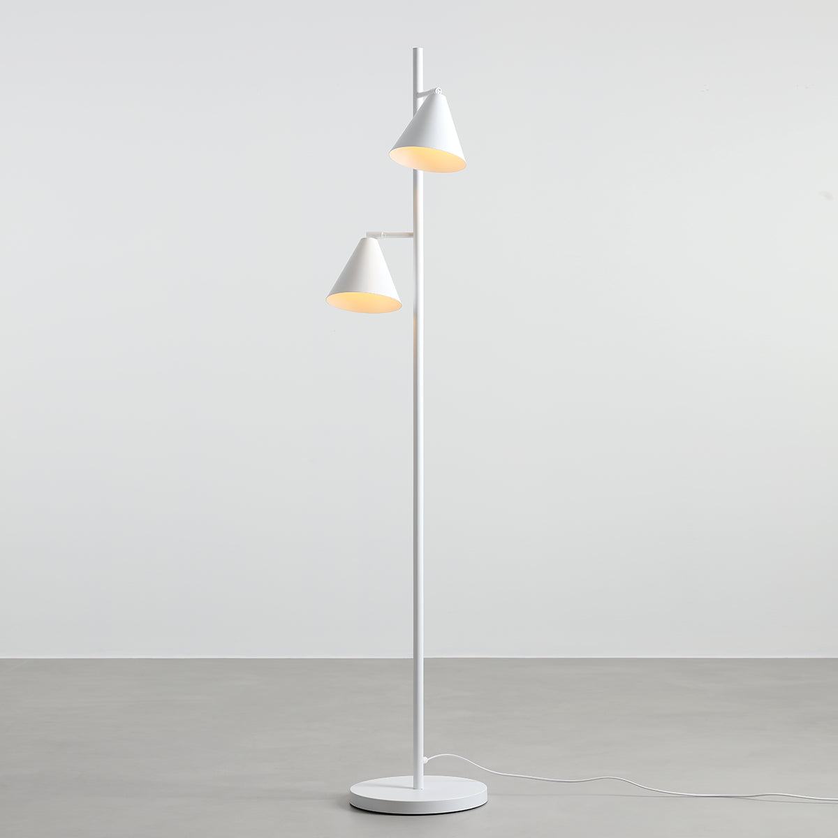 Floor lamp forms Duo White