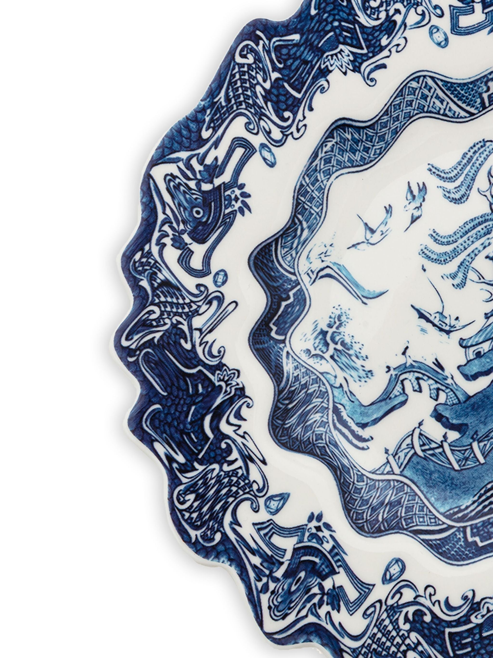 Teller CLASSIC ON ACID - WILLOWAVE porselein