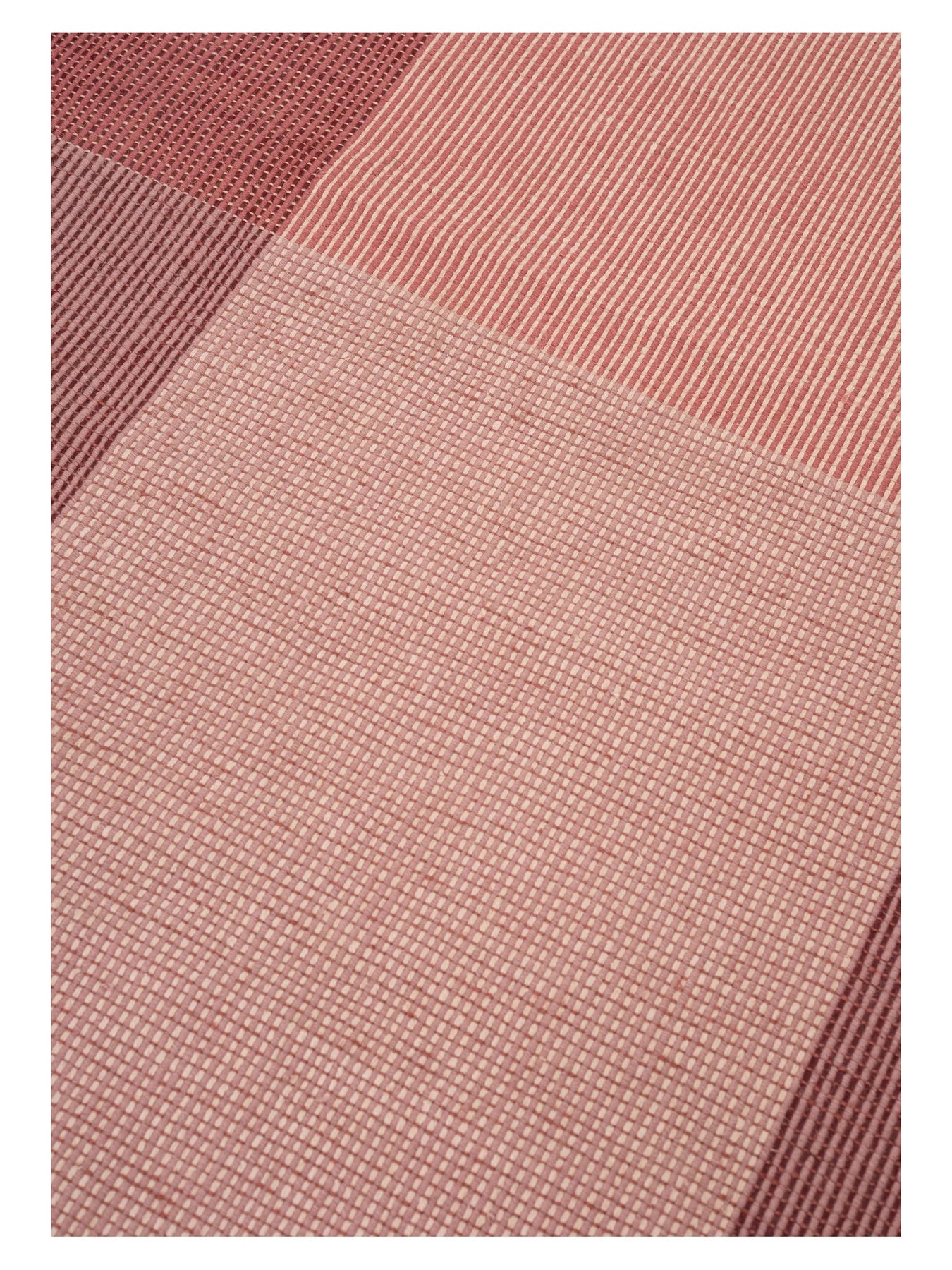 Vloerkleed BOLOGNA - POEDER karmijnrood