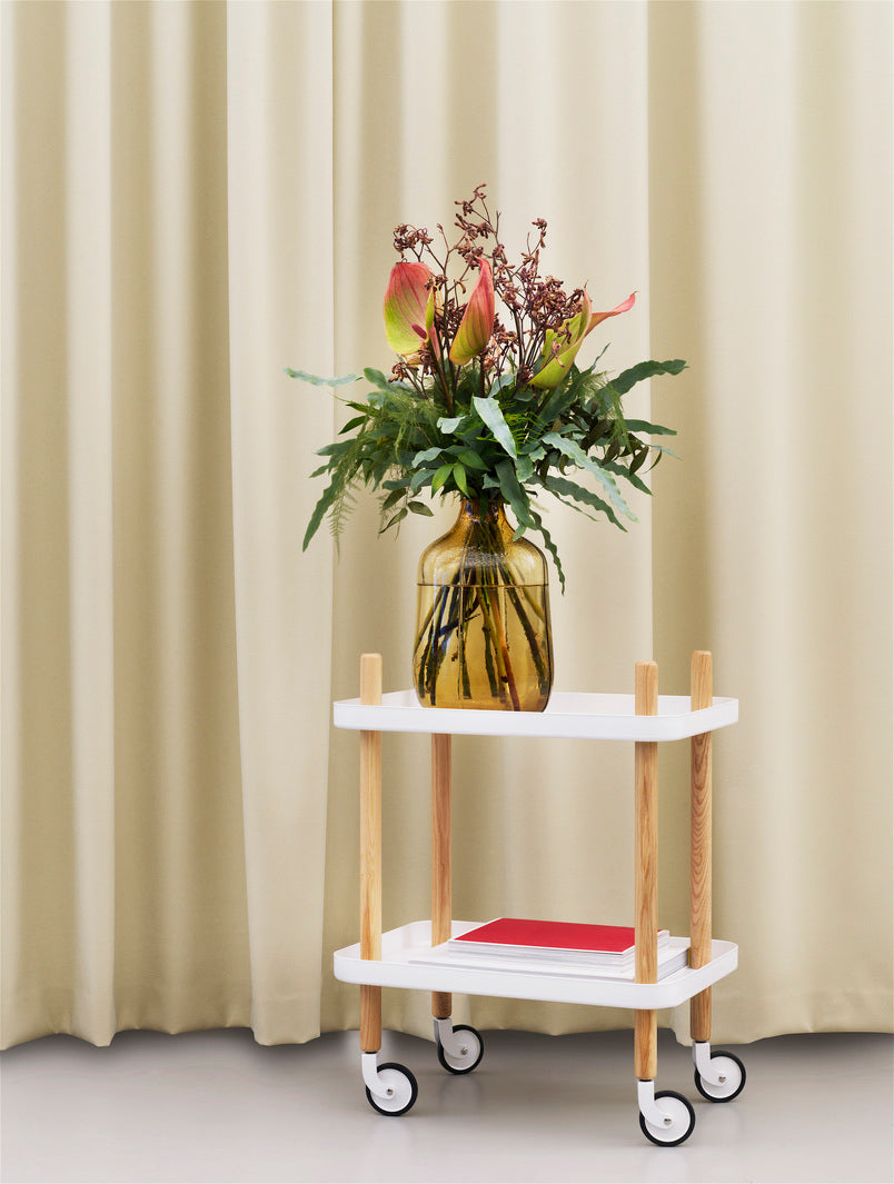 BLOCK white stroller with ash legs