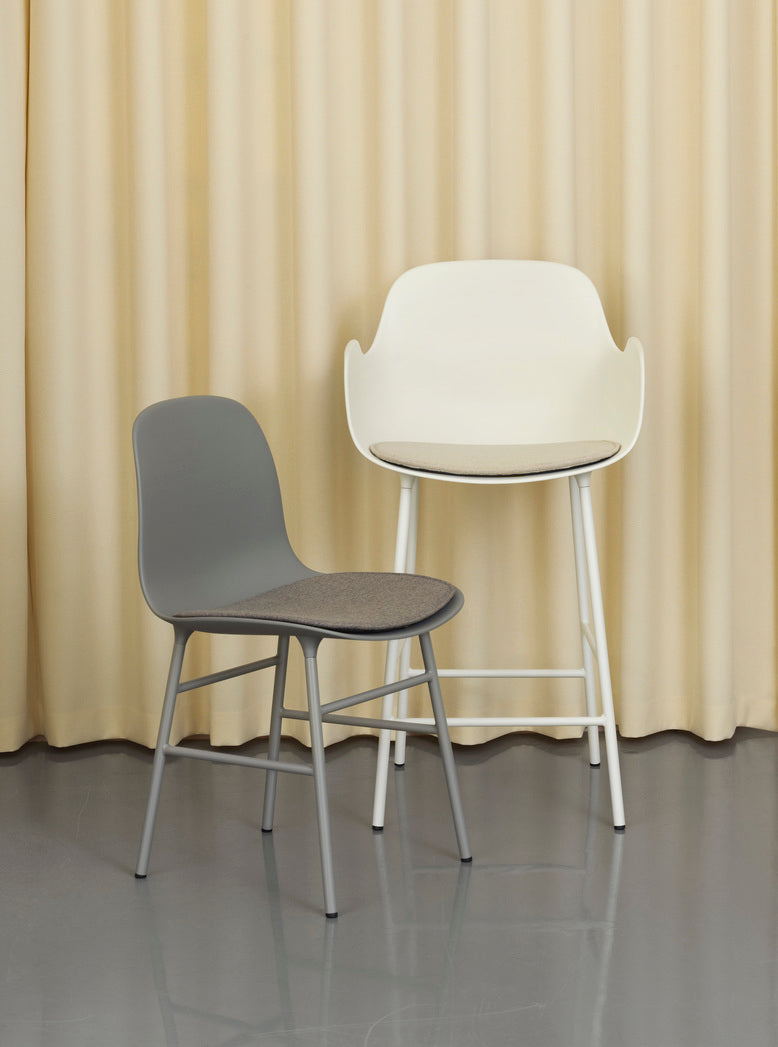 Bar chair with armrests burgundy forms