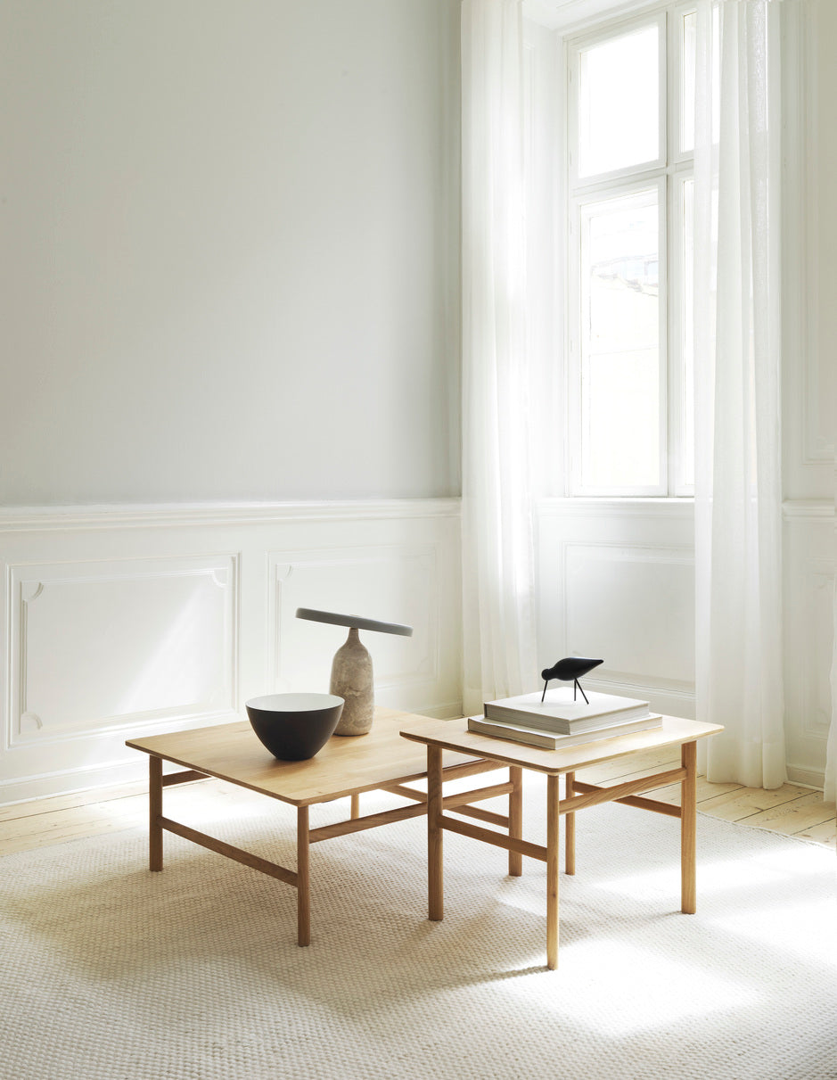 Stolik kawowy GROW ciemny dębowy do salonu – Normann Copenhagen