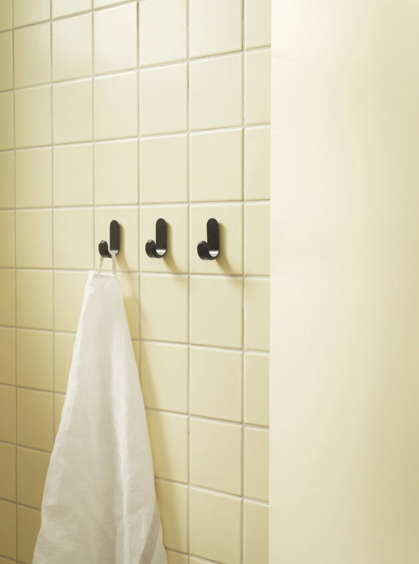 Set haken CURVE zwart mat