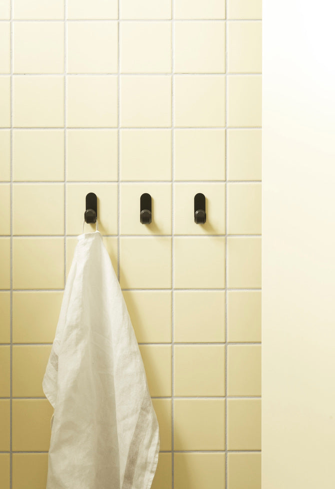 Set haken CURVE zwart mat