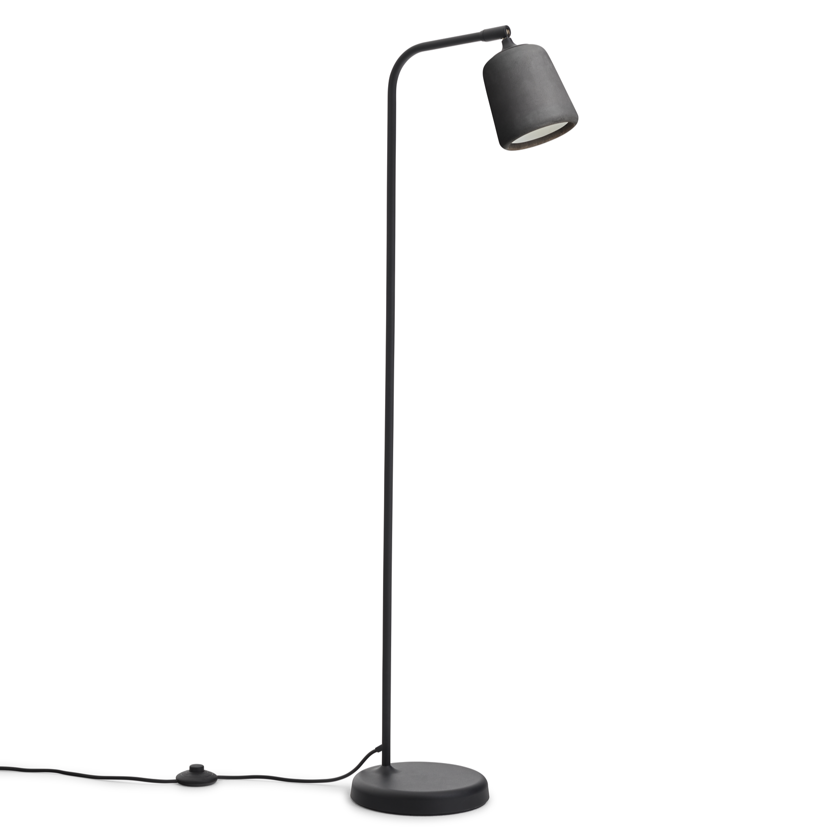 Lampa podłogowa MATERIAL ciemny cement – New Works