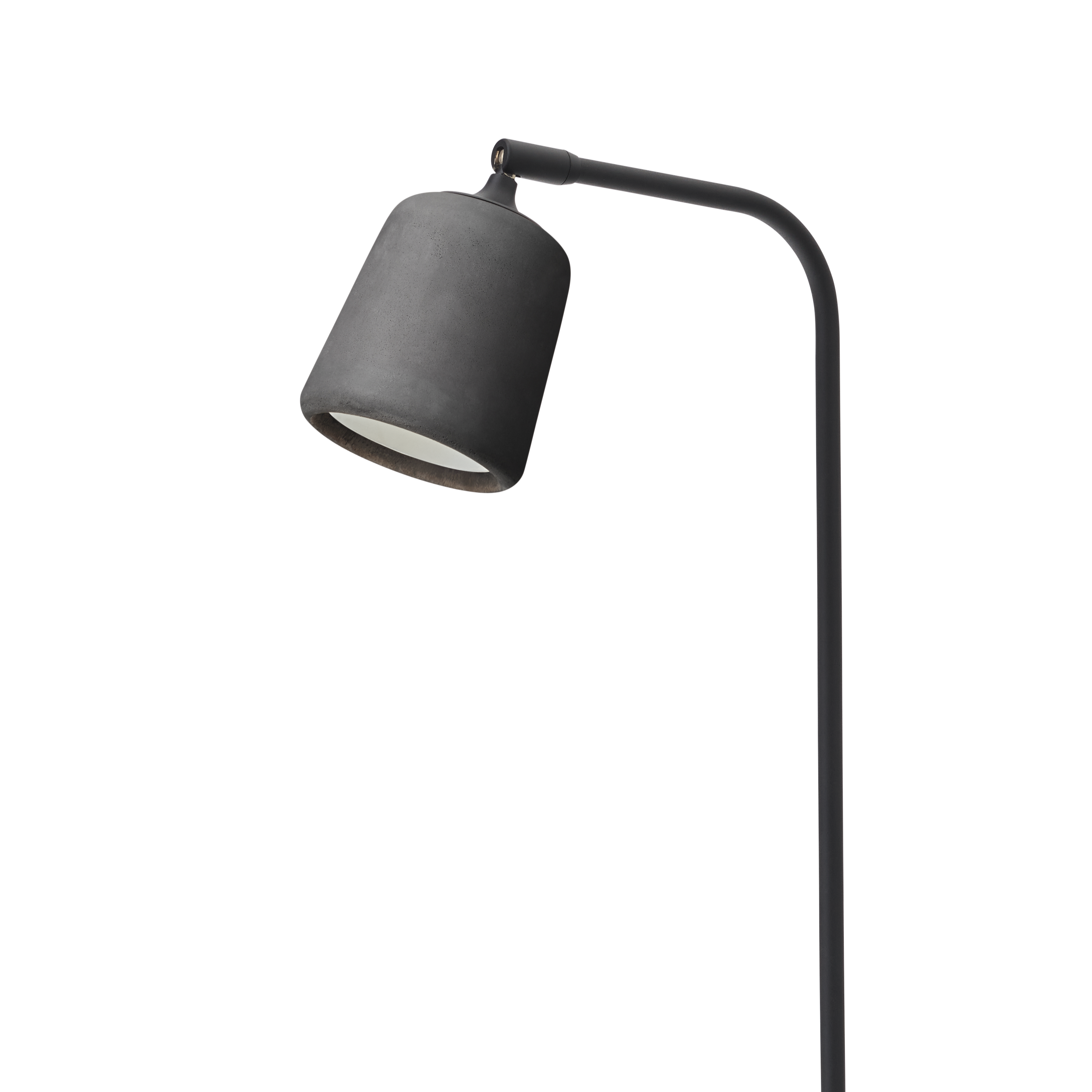 Lampa stojąca MATERIAL ciemny cement – New Works