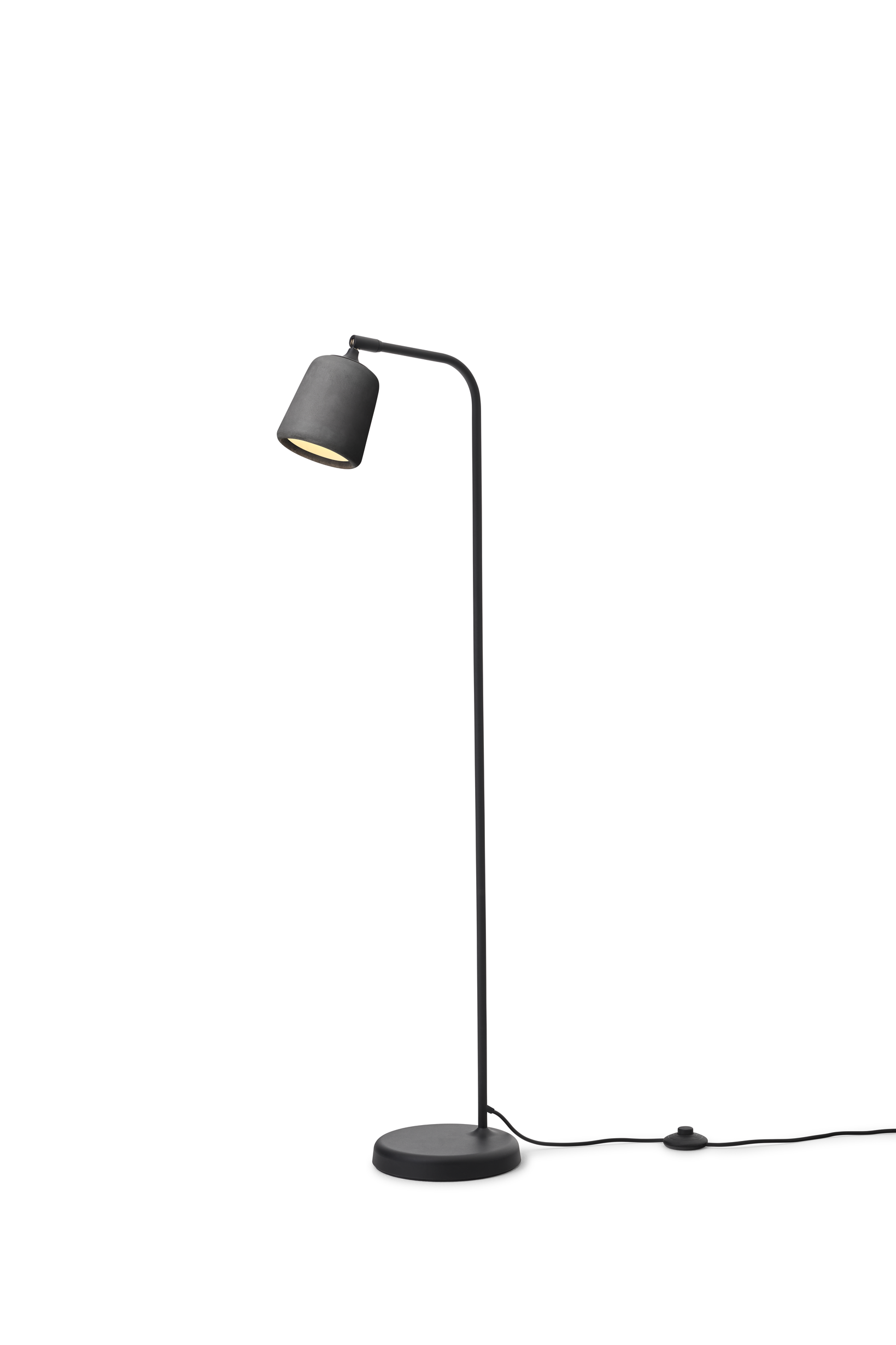 Lampa podłogowa MATERIAL ciemny cement – beton