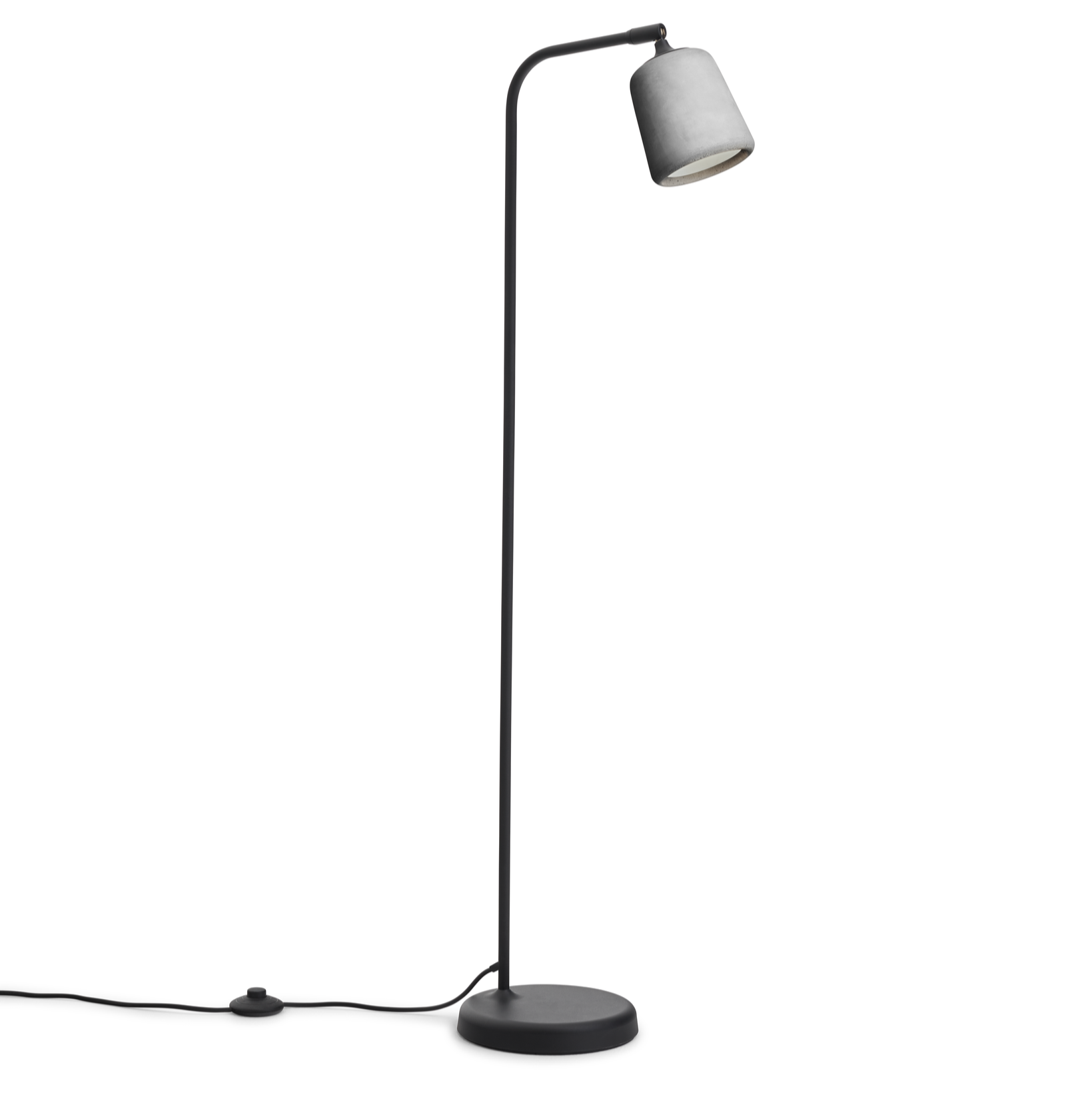 Lampa podłogowa MATERIAL jasny cement – New Works