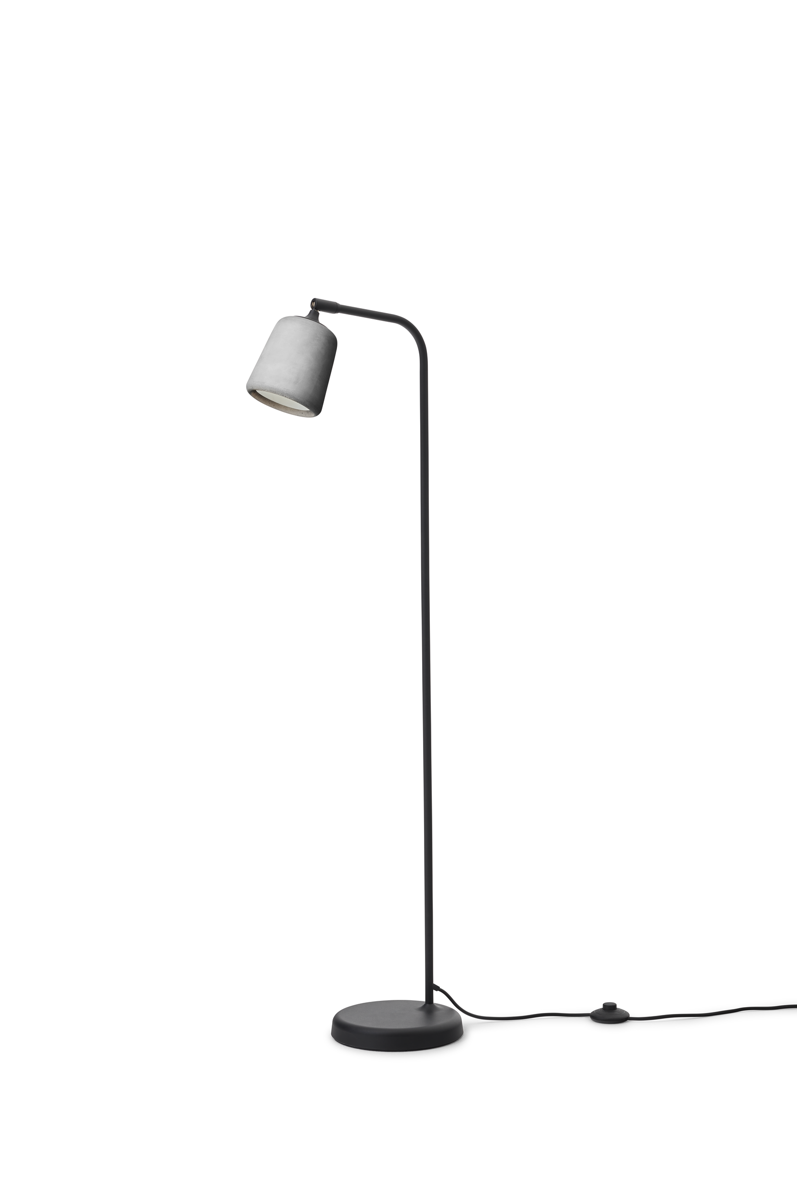 Lampa podłogowa MATERIAL jasny cement – beton