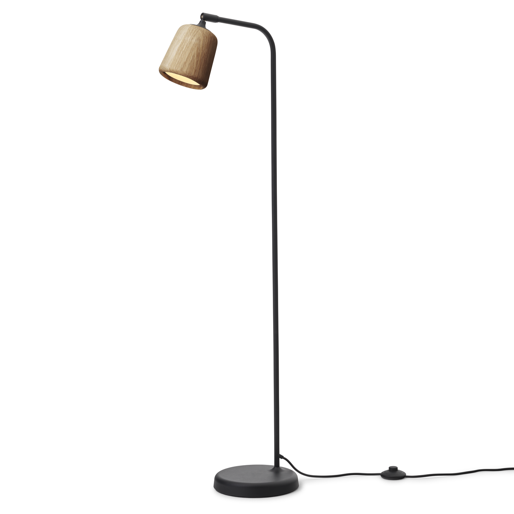 Vloerlamp MATERIAL eikenhout