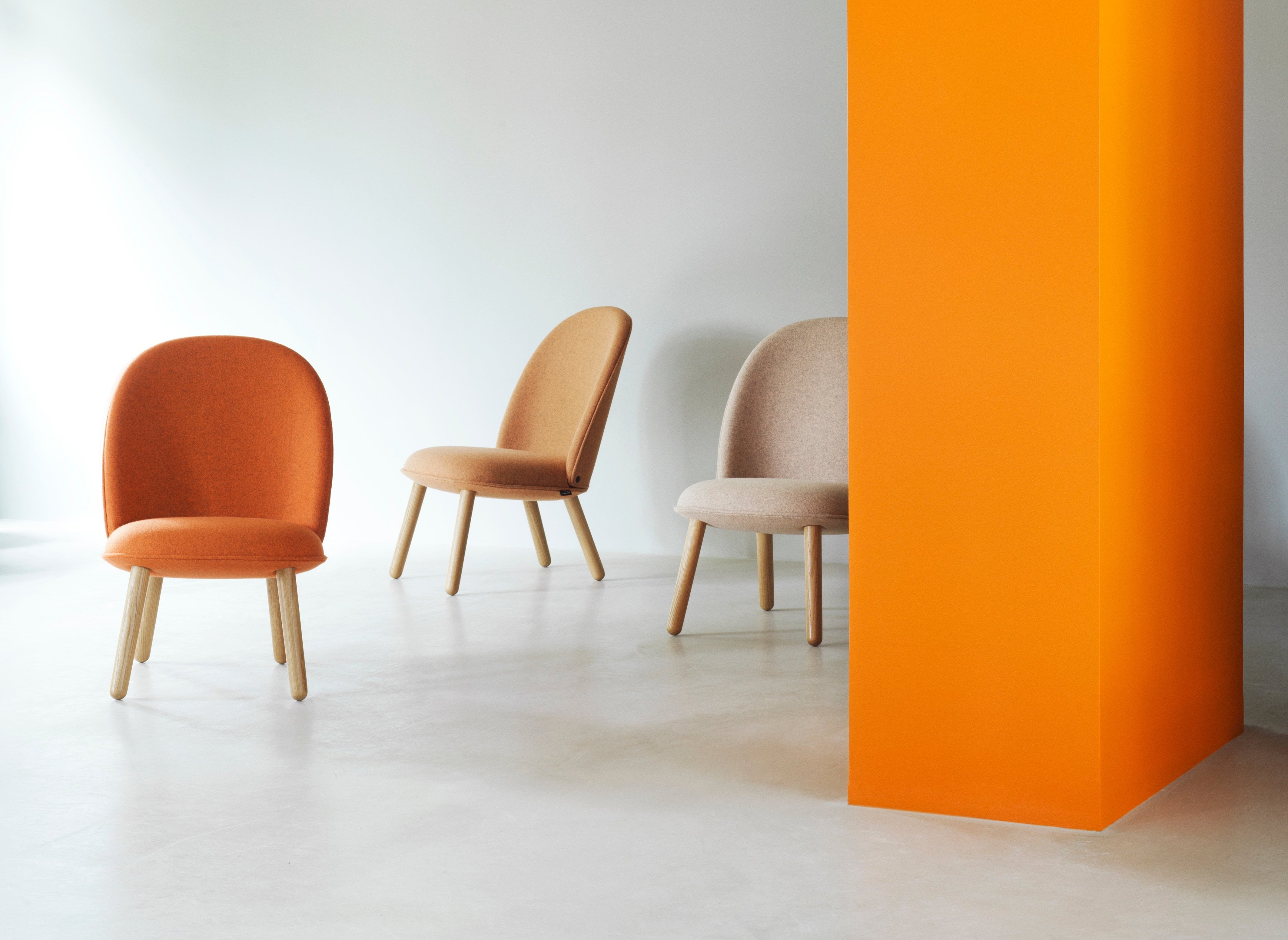 Ace armchair dark oak wood