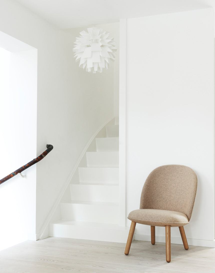 Ace armchair dark oak wood