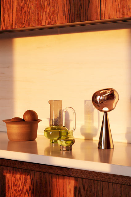 Kupfer -tragbare Lampe schmelzen