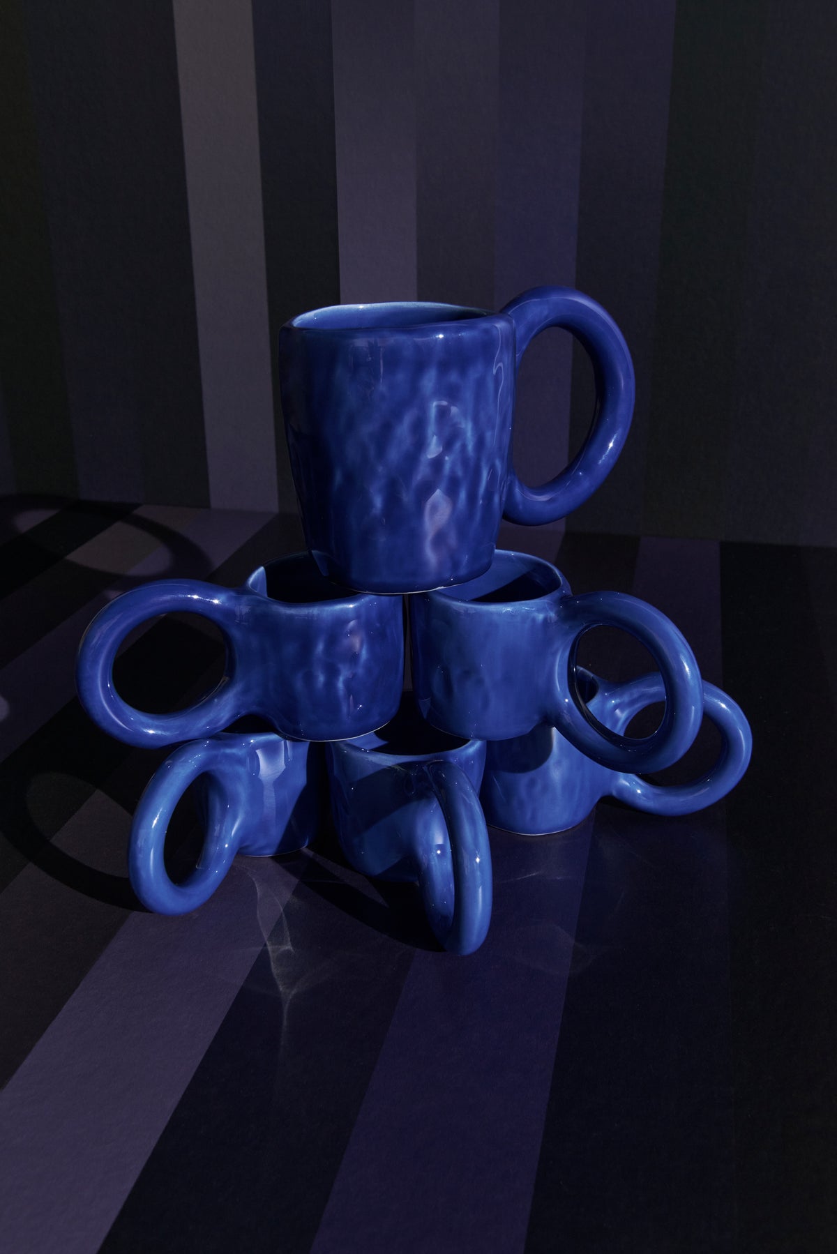 Donut mok met blauwe kleur
