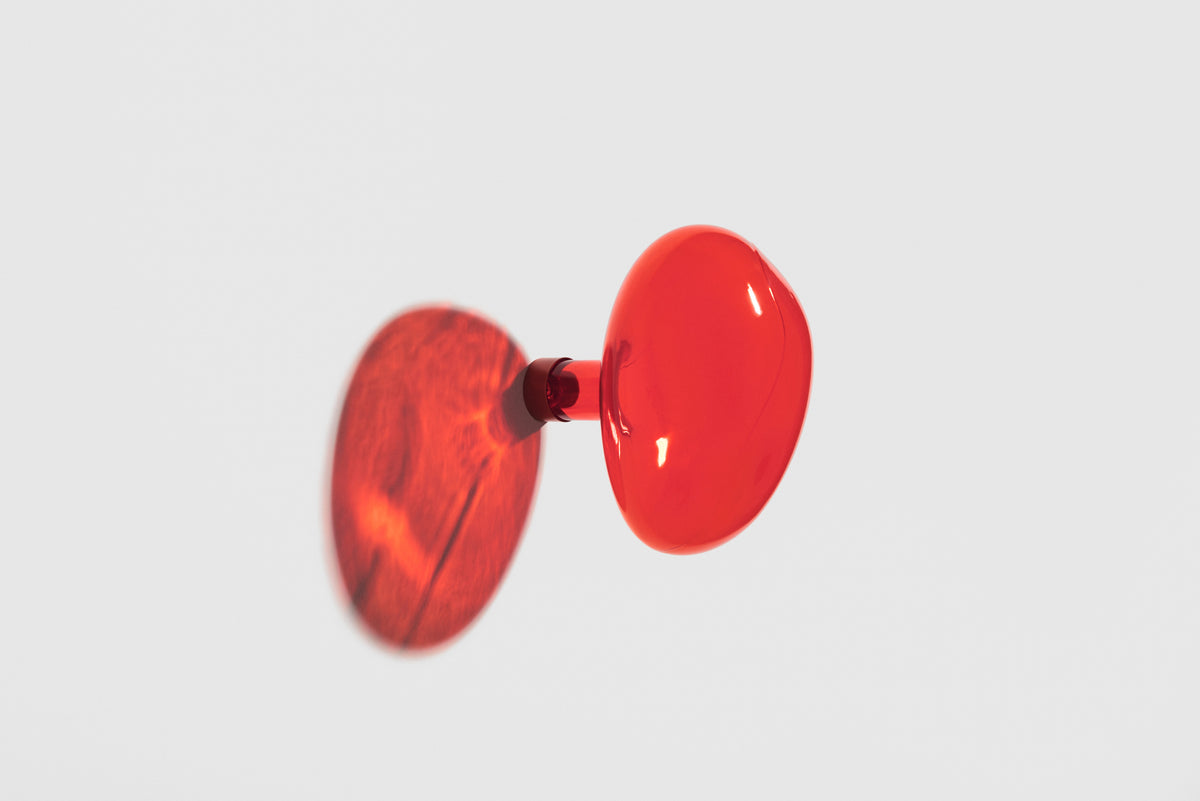 Wandkapstok BUBBLE rood