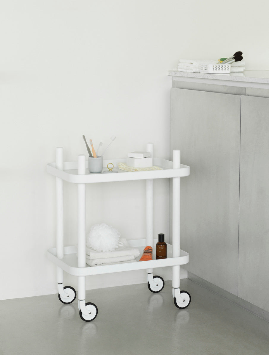 Witte BLOCK loopwagen