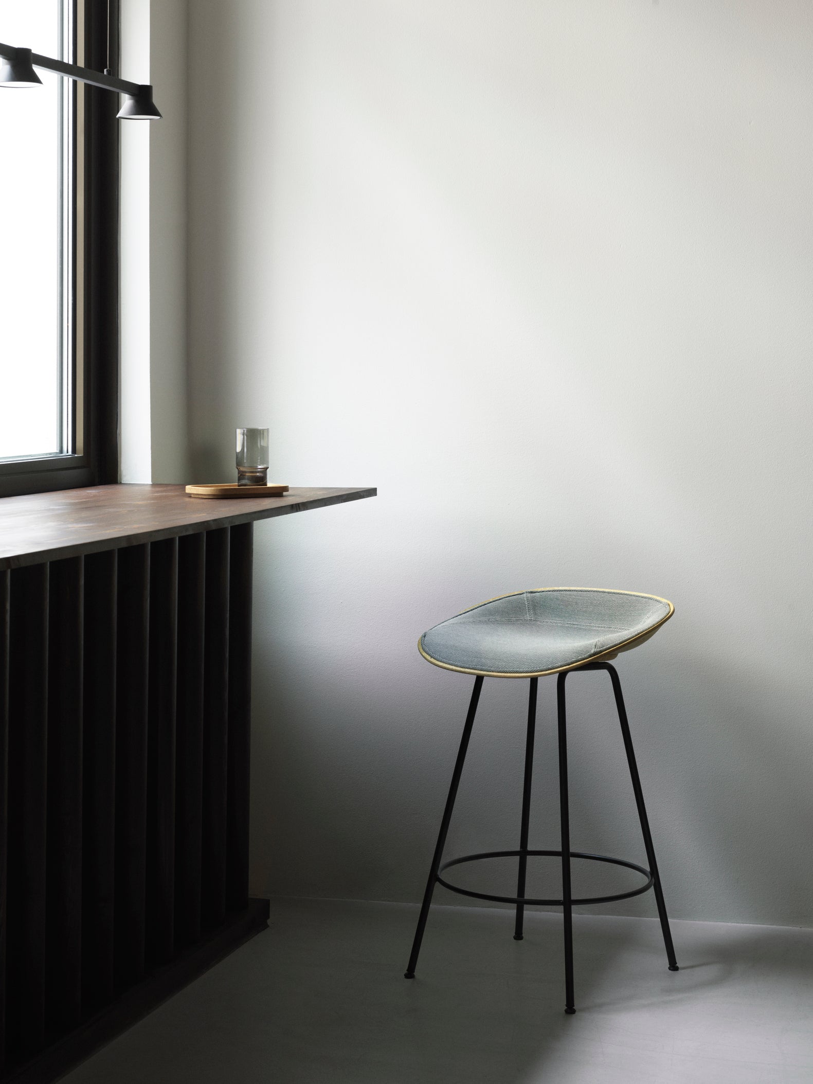 Bar chair upholstered mats with a cream base