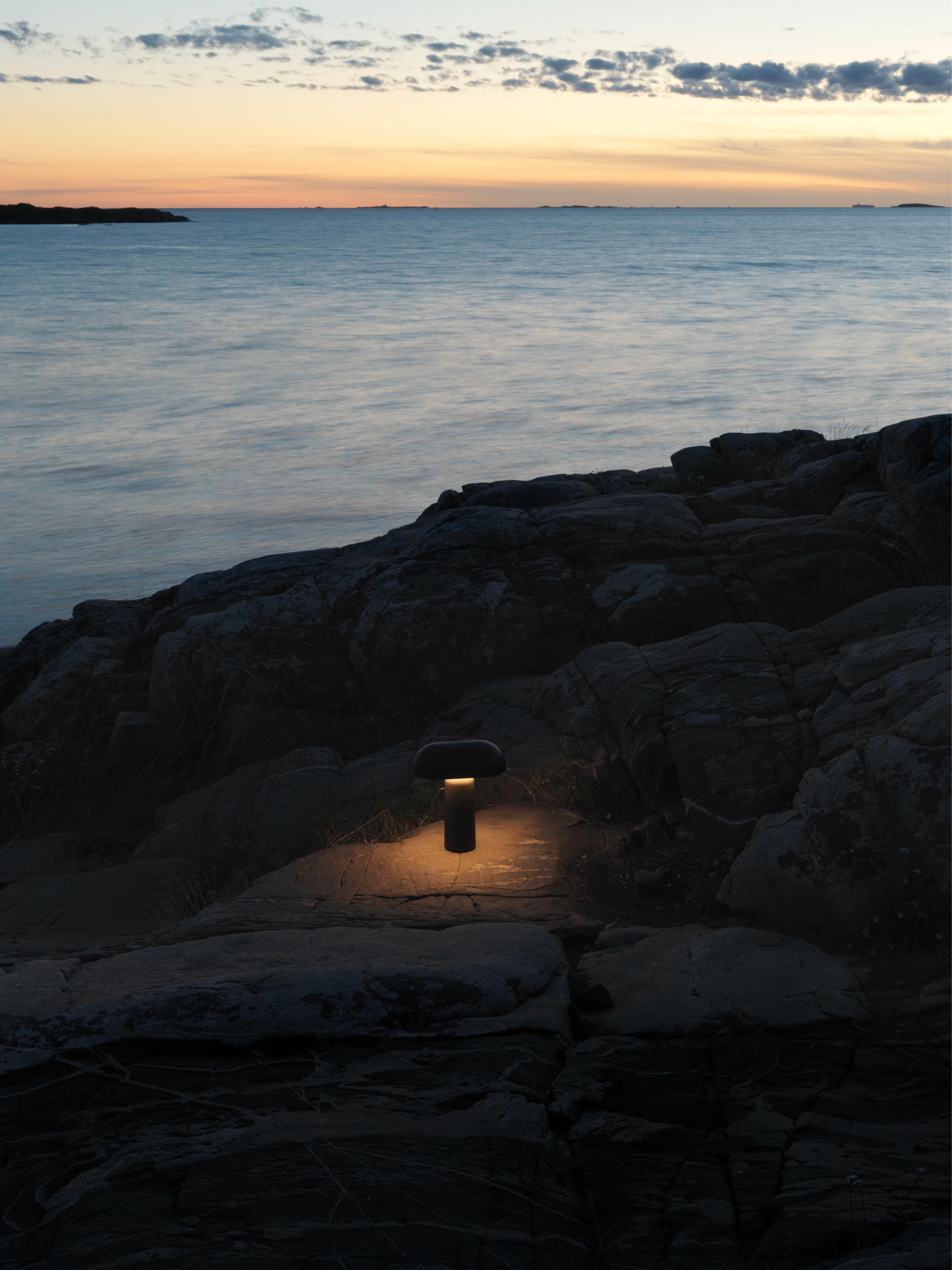 PORTA Tragbare Lampe schwarz