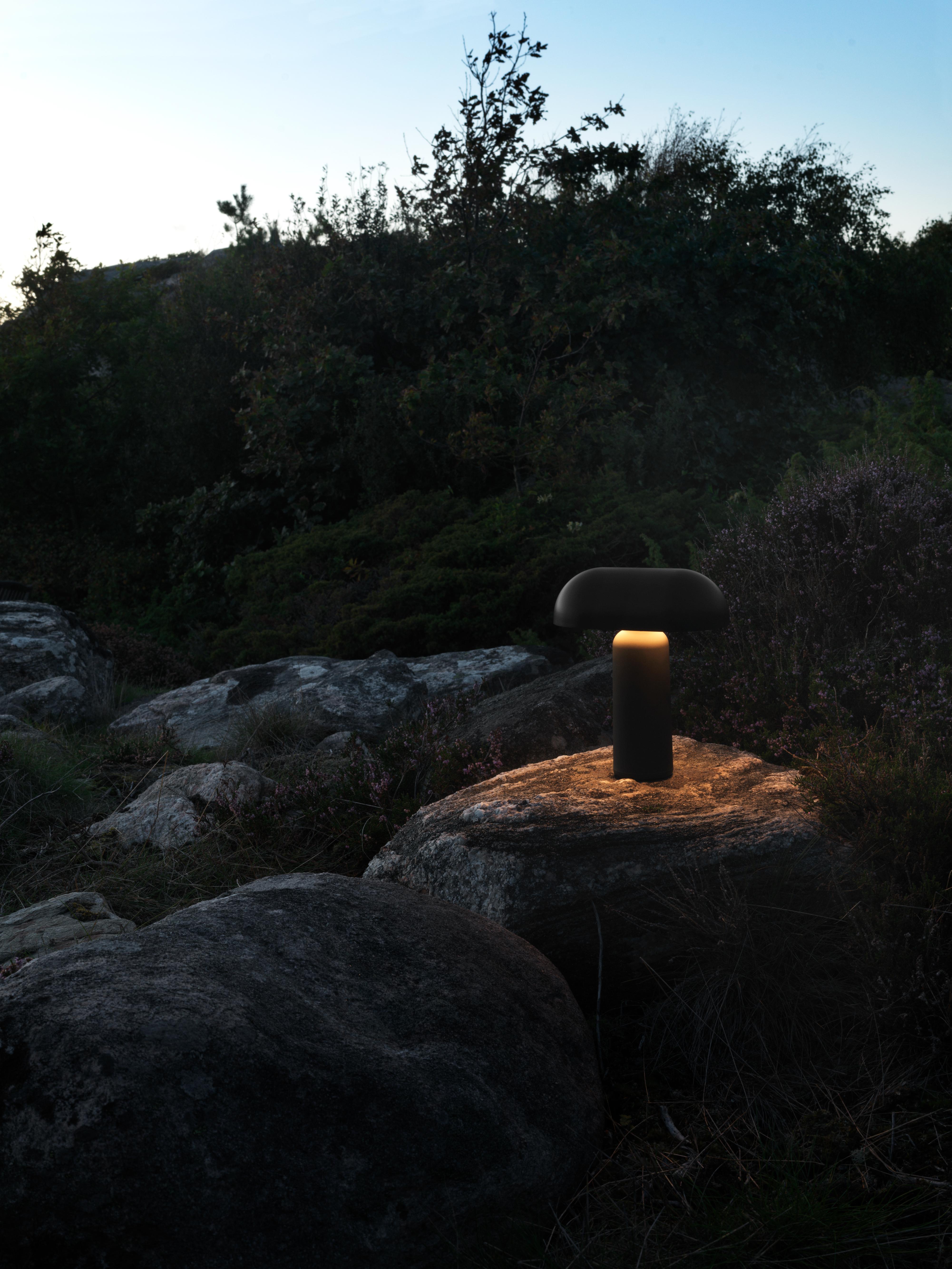 PORTA Tragbare Lampe schwarz