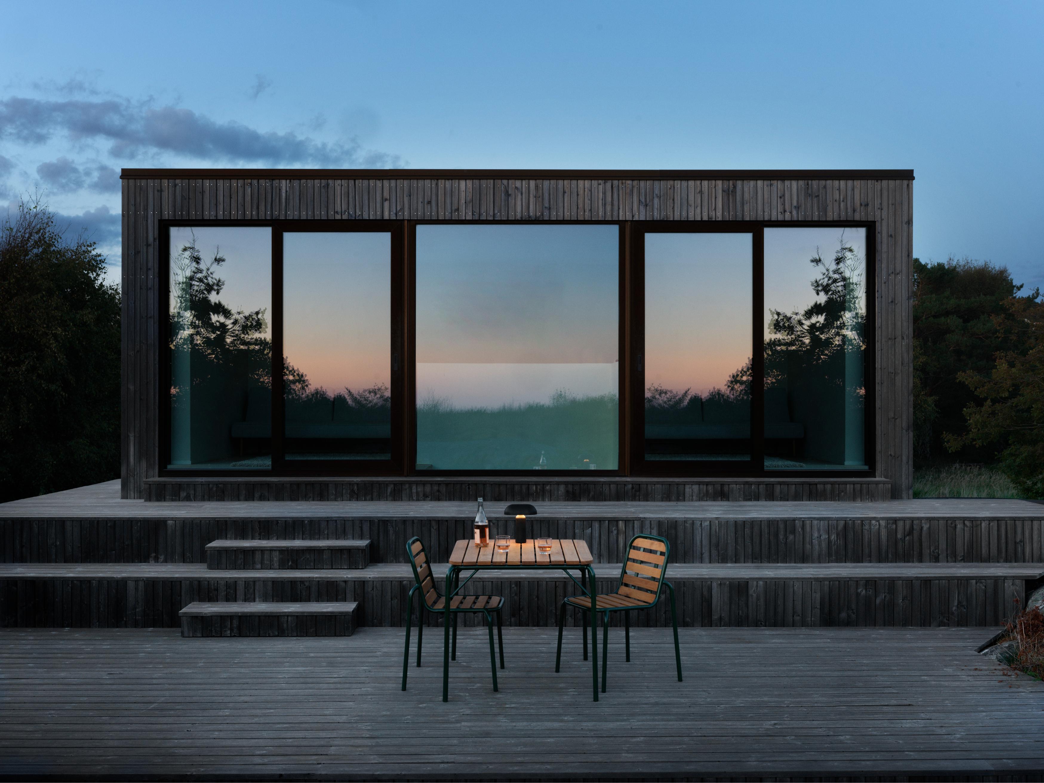 PORTA Tragbare Lampe schwarz