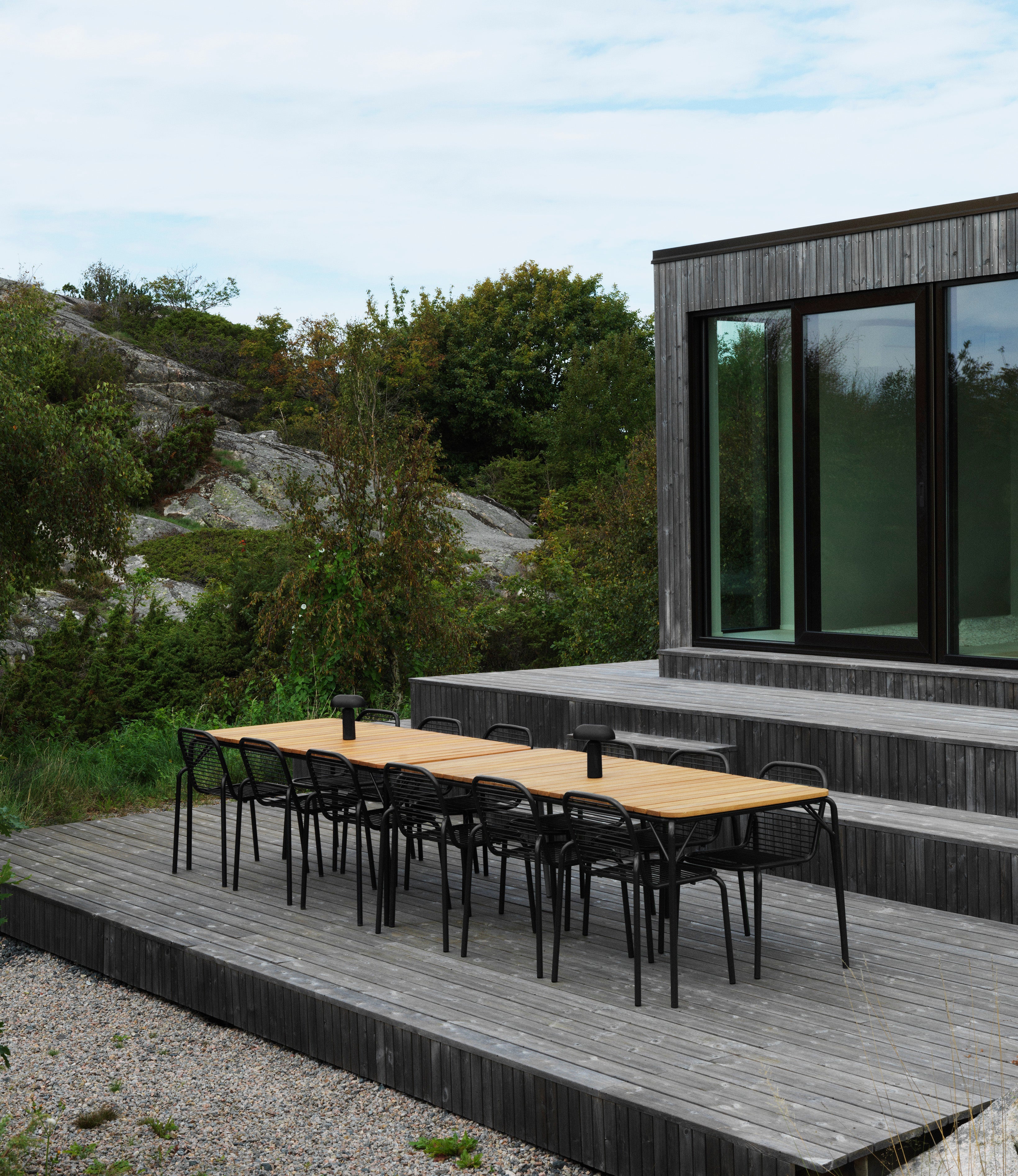 PORTA Tragbare Lampe schwarz