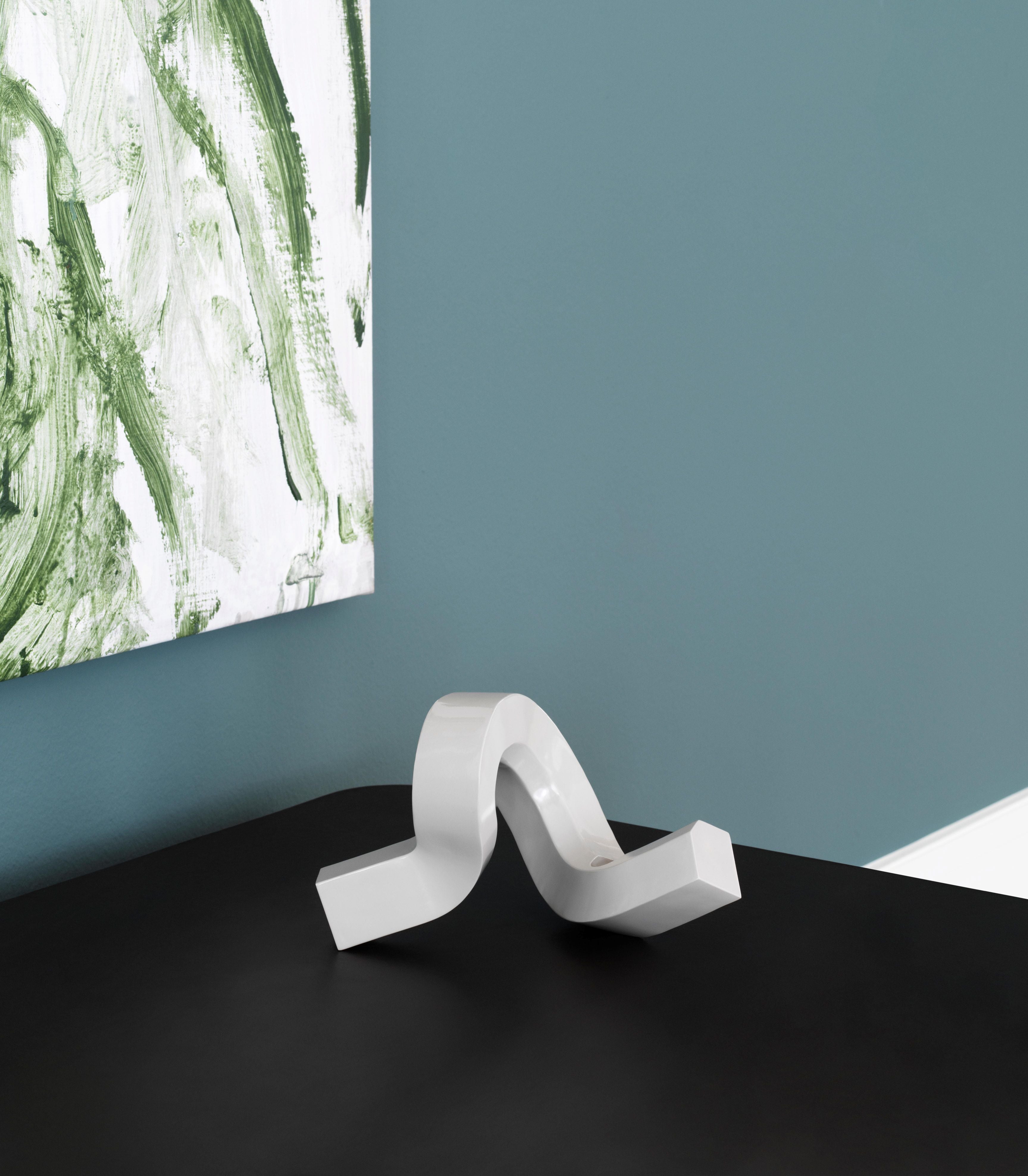 Kaarsenhouder KROMME EEN warme grijs