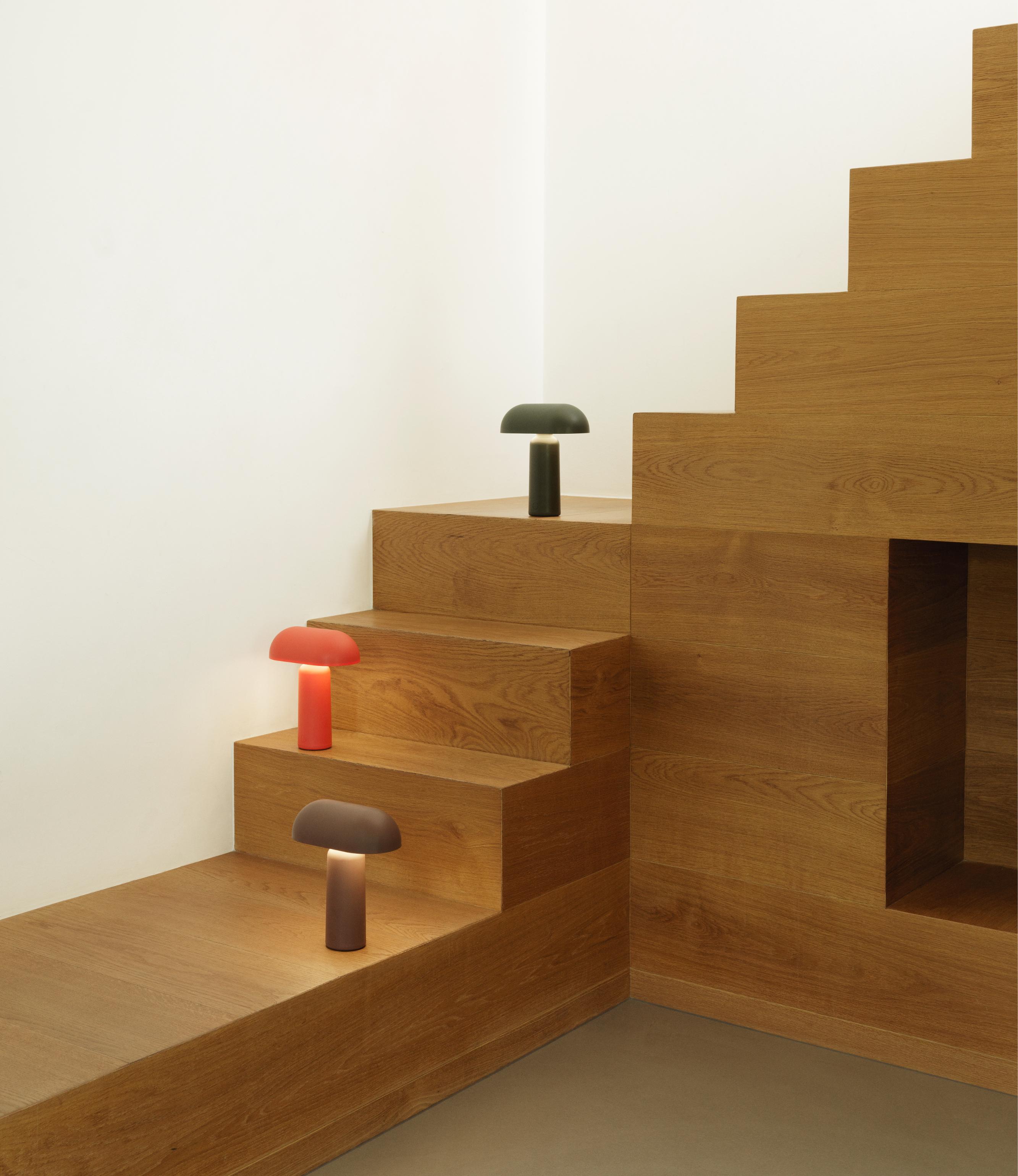 Draagbare lamp PORTA bruin