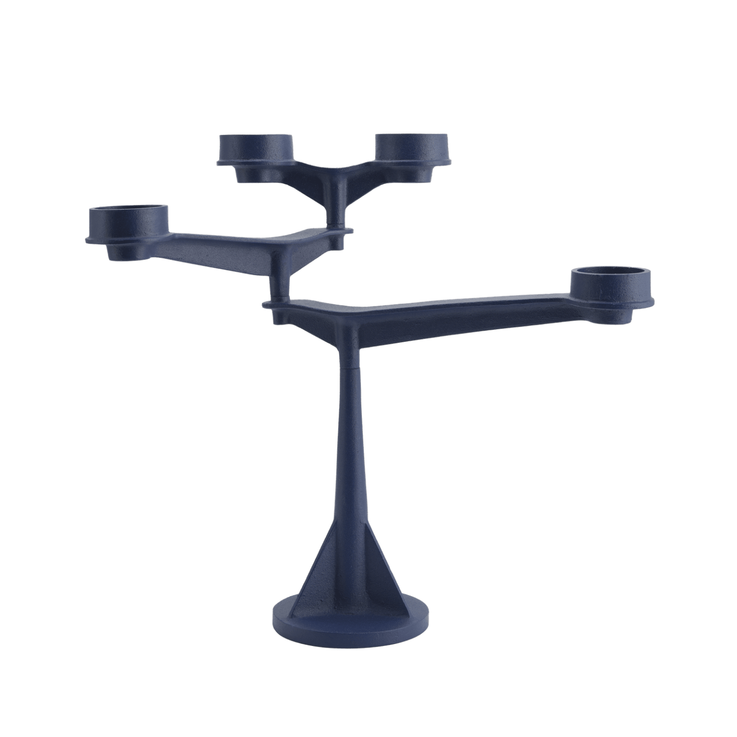 Kaarsenhouder SPIN MINI marineblauw