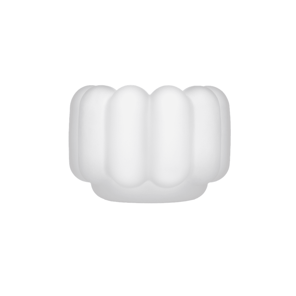 Kaarsenhouder PRESS mat glas